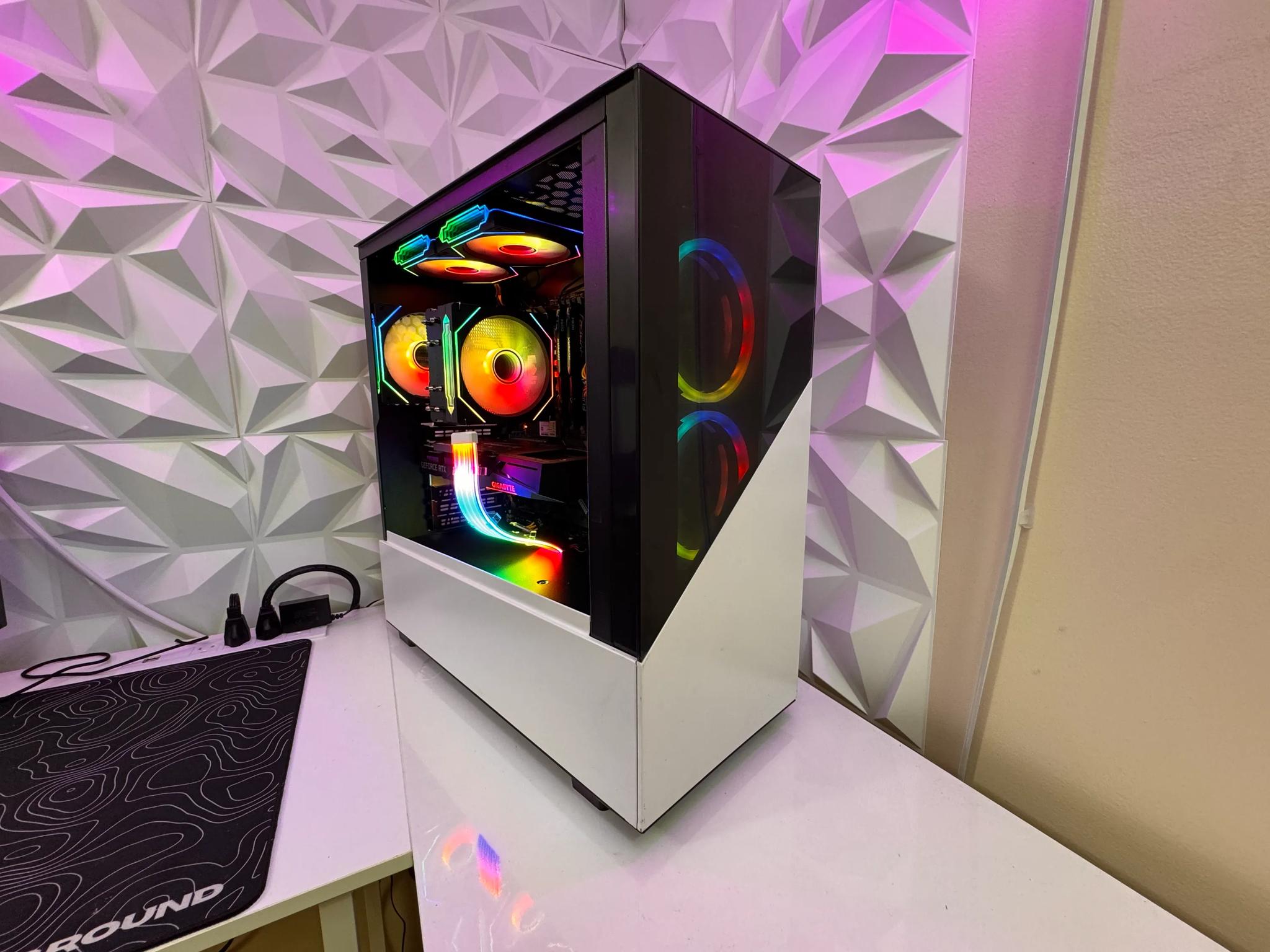 🩷🤍 Pure Aesthetic Gaming PC | i9-9900K | RTX 3060 Ti | 32GB RAM | 1TB SSD