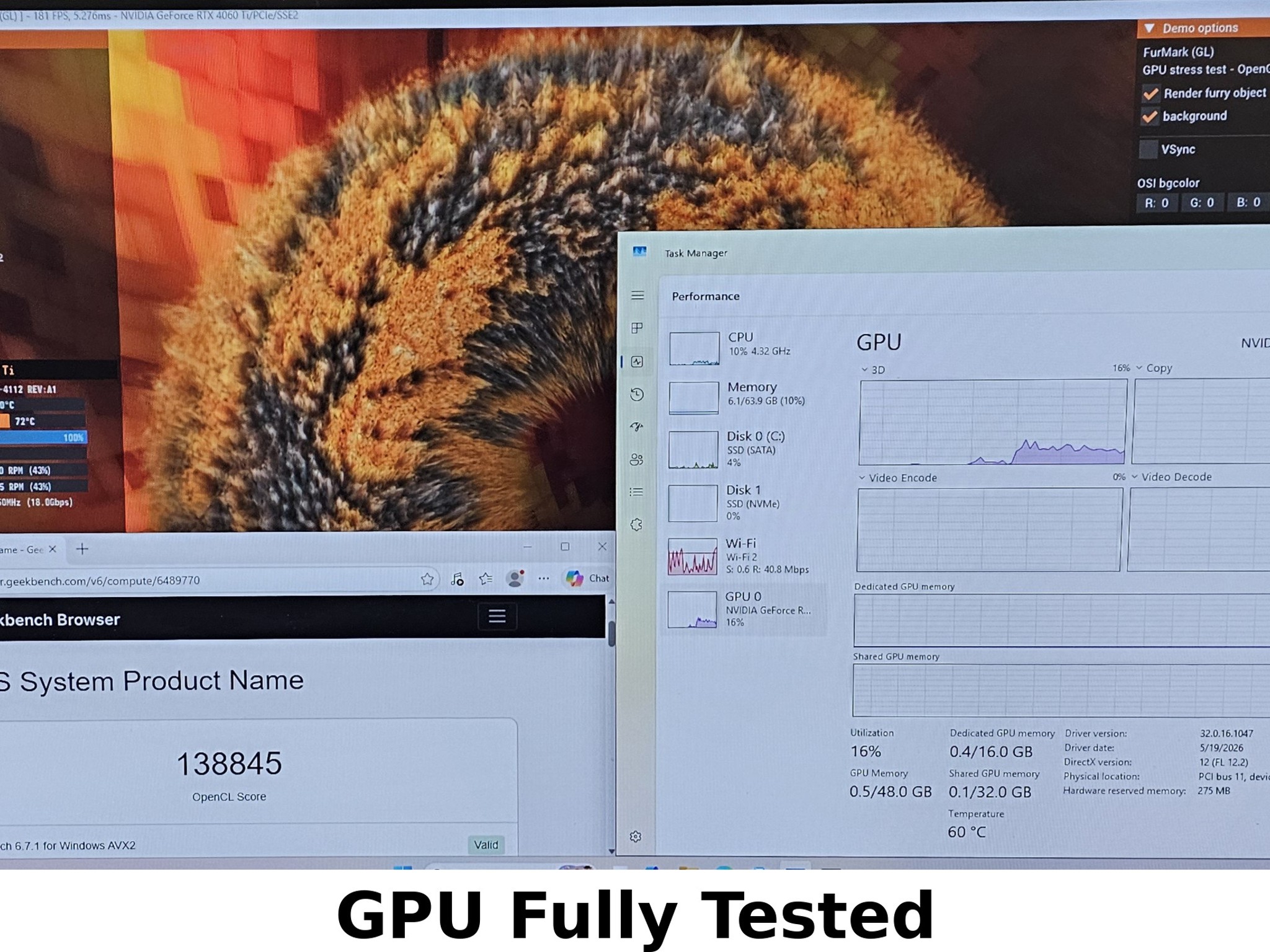 RTX 4060 Ti Gigabyte 16GB