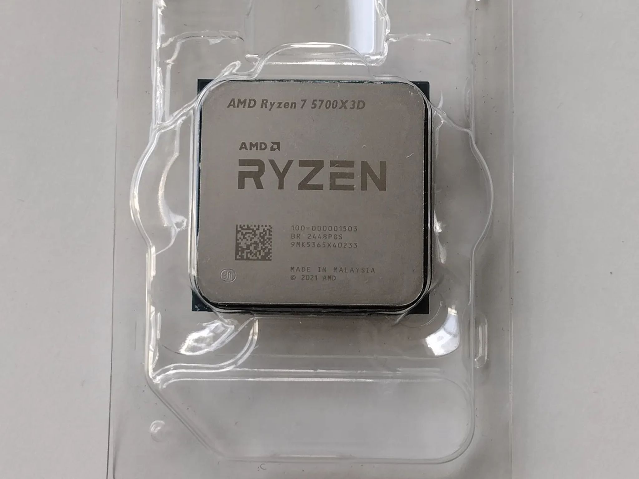 AMD Ryzen 7 5700X3D 8-Core, 16-Thread Desktop Processor - 3D V cache for Gaming!