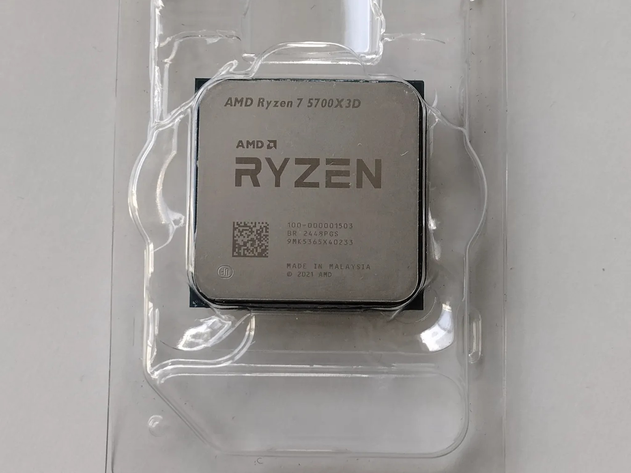 AMD Ryzen 7 5700X3D 8-Core, 16-Thread Desktop Processor - 3D V cache for Gaming!