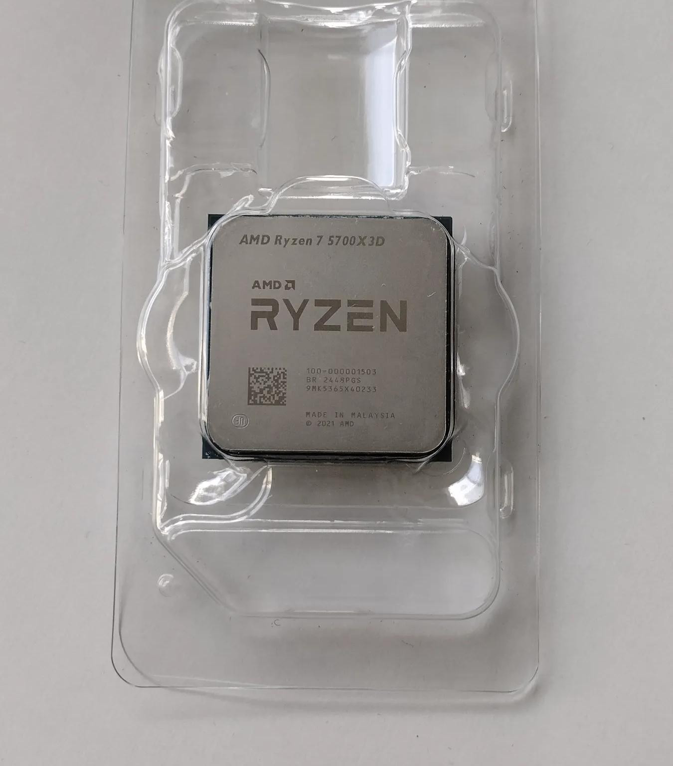 AMD Ryzen 7 5700X3D 8-Core, 16-Thread Desktop Processor - 3D V cache for Gaming!