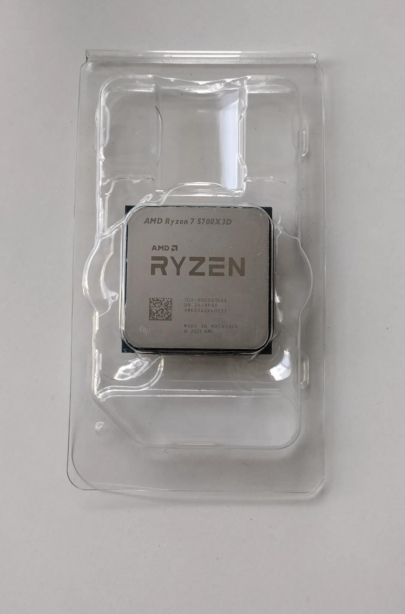 AMD Ryzen 7 5700X3D 8-Core, 16-Thread Desktop Processor - 3D V cache for Gaming!