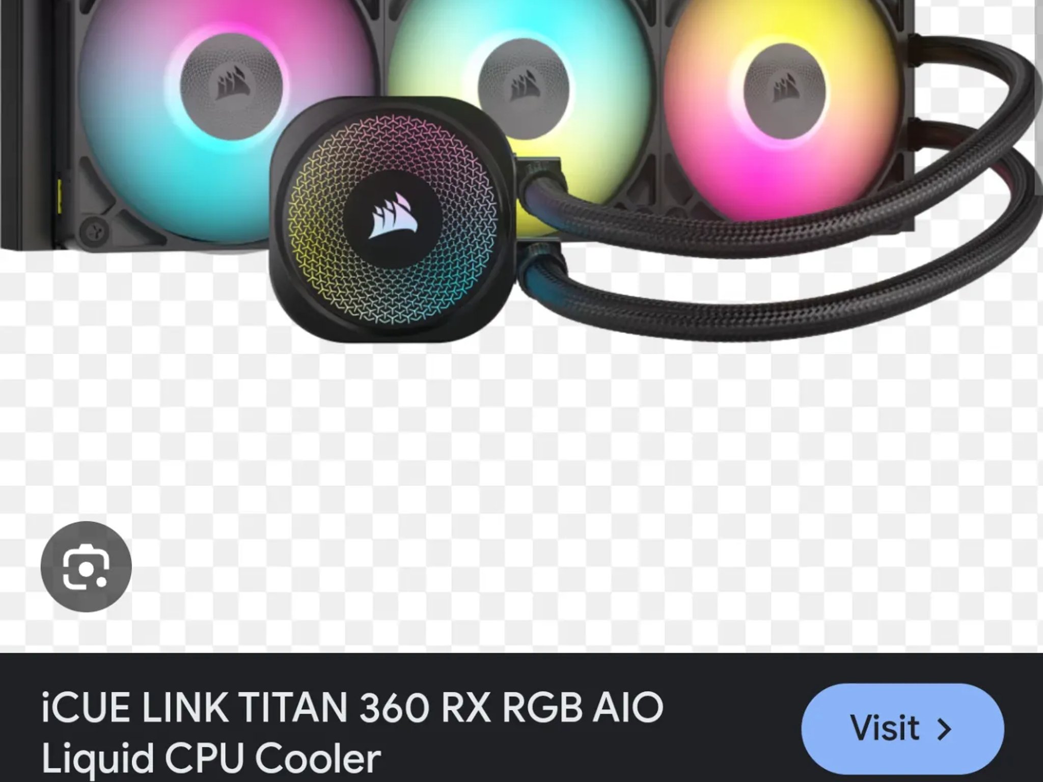 CORSAIR IQUE LINK TITAIN 360 RX RGB AIO LIQUID COOLER