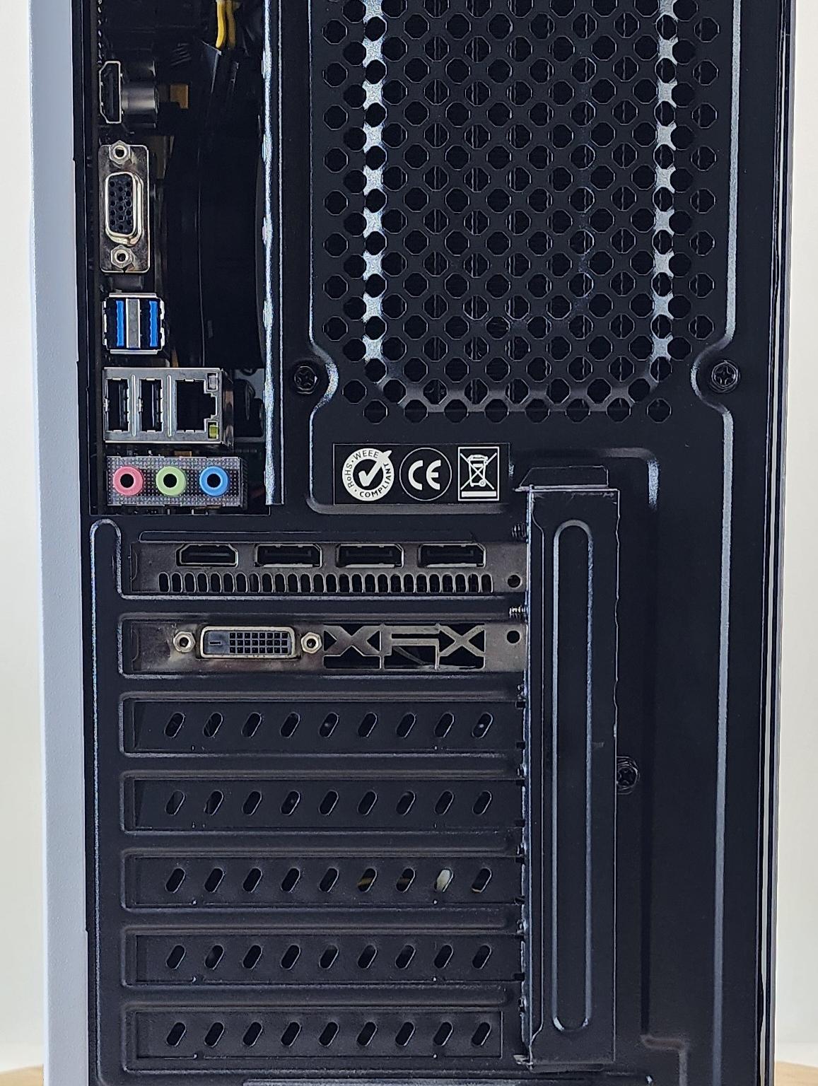 Gaming PC A10-8770 8GB RAM 128GB SSD + 500GB HDD RX 470 8GB Windows 11 Computer