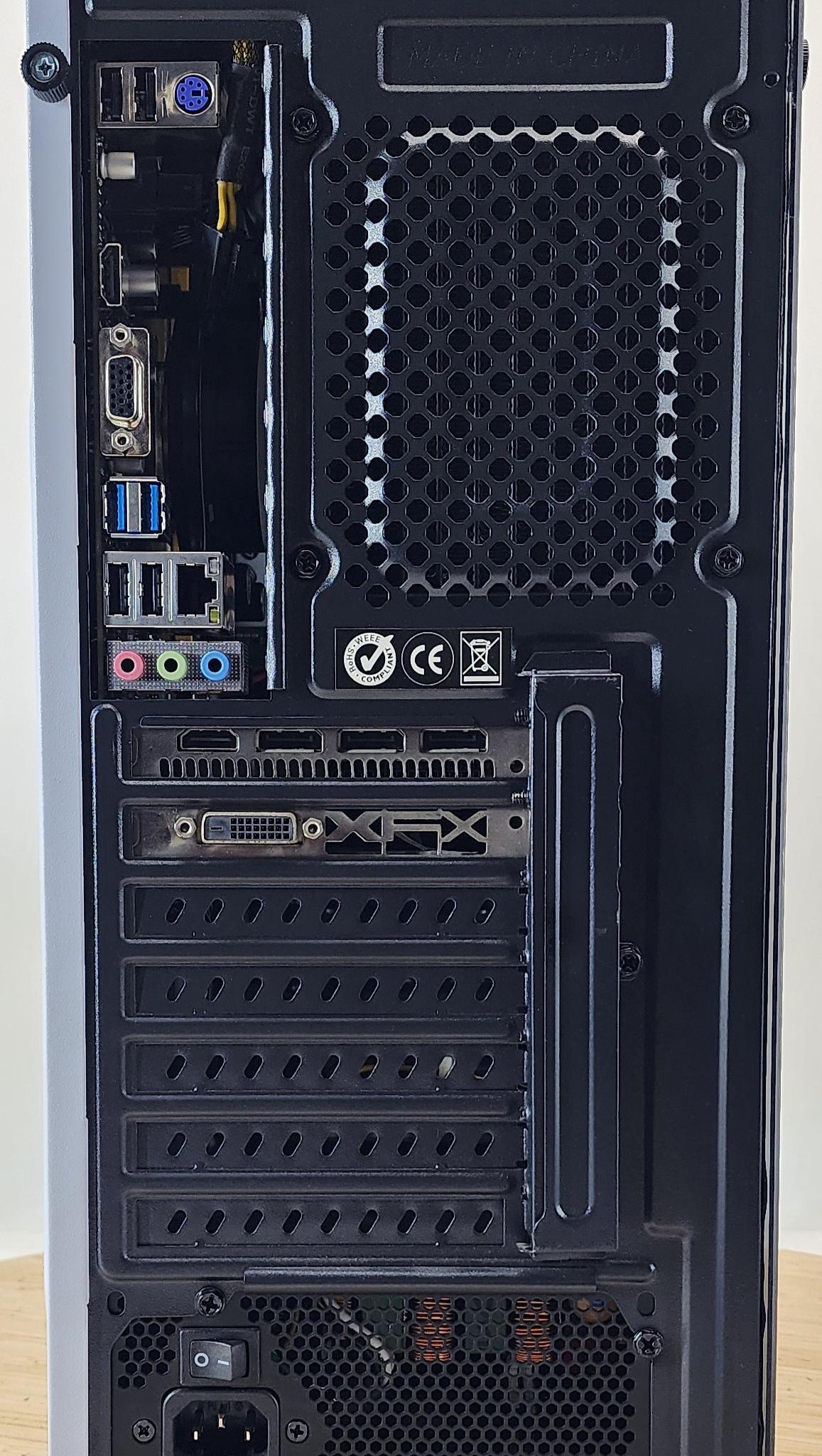Gaming PC A10-8770 8GB RAM 128GB SSD + 500GB HDD RX 470 8GB Windows 11 Computer