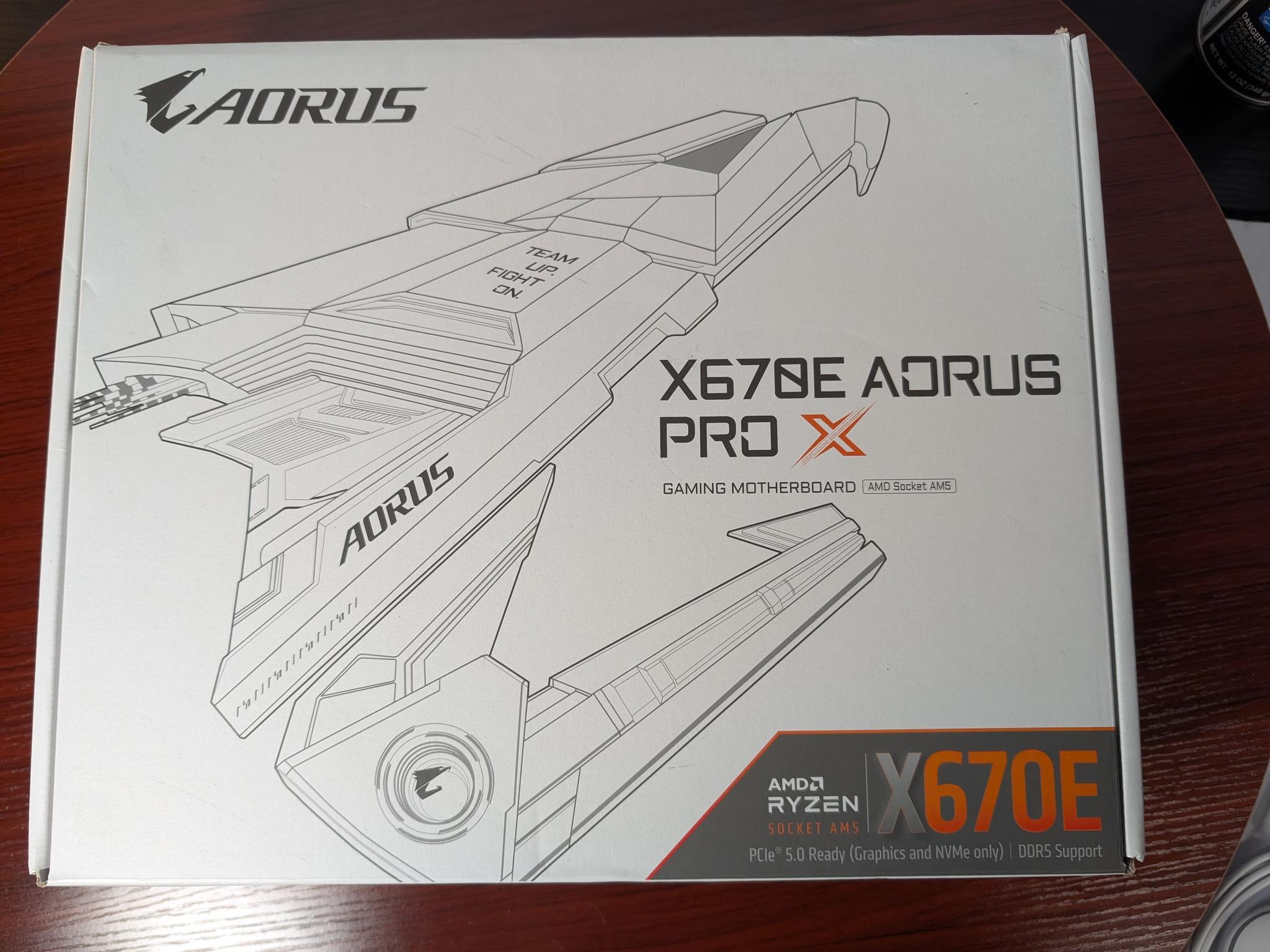 Gigabyte X670E AORUS PRO X ATX AM5 Motherboard