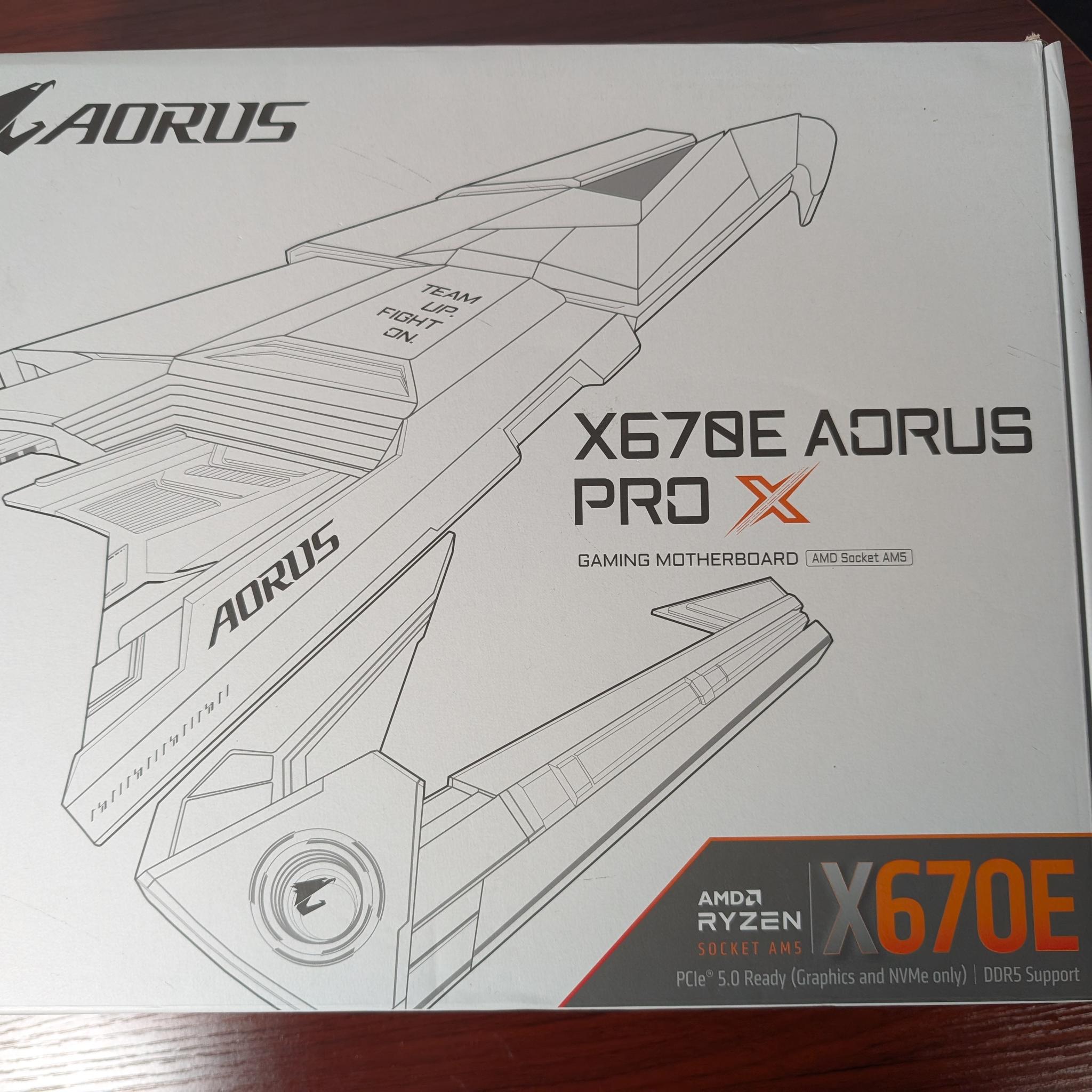 Gigabyte X670E AORUS PRO X ATX AM5 Motherboard