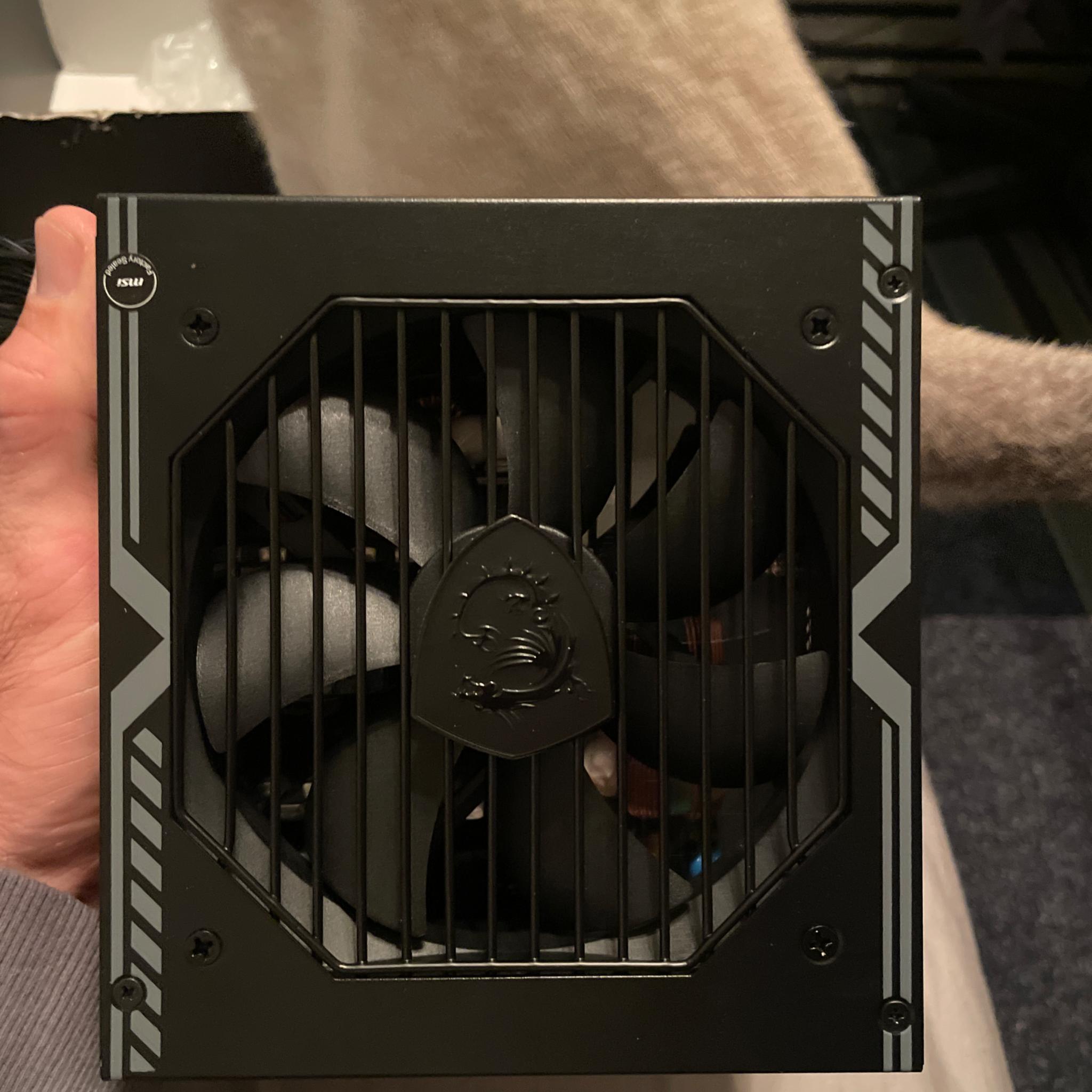 MSI MAG A650BN Gaming Power Supply - 80 Plus Bronze Certified 650W - Compact Size - ATX PSU