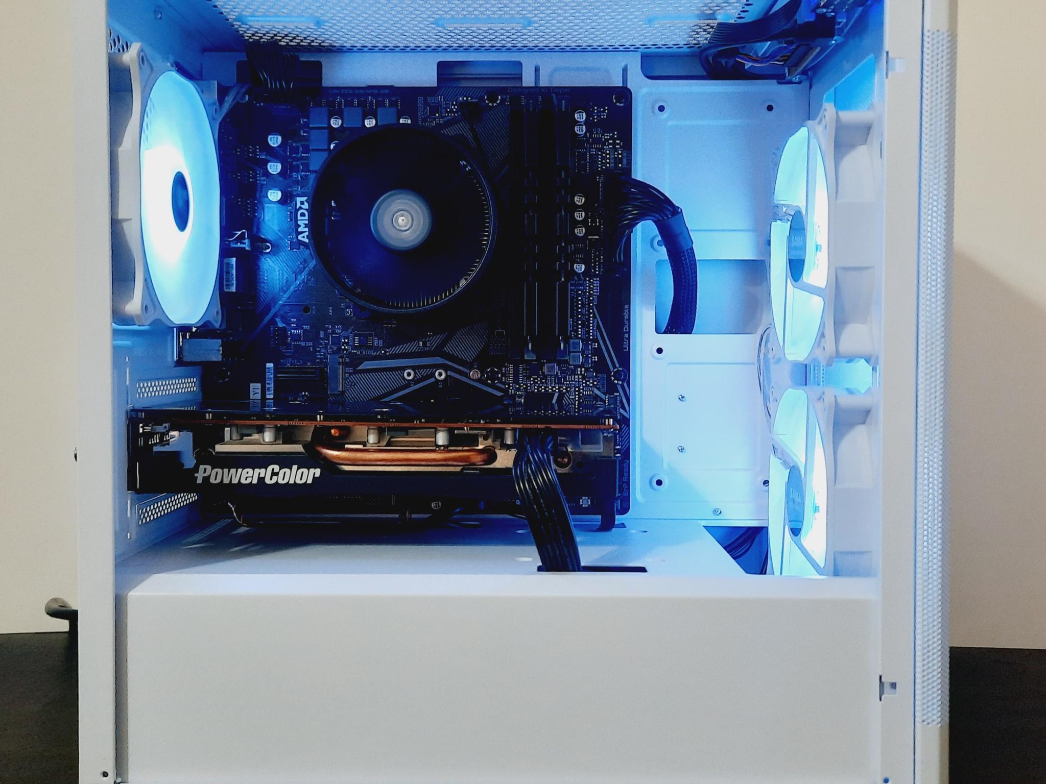 ⚡Best Value White Gaming PC - Ryzen 3 3100 ● 16GB RAM ● 1TB SSD - AMD RX 5600 XT 6GB