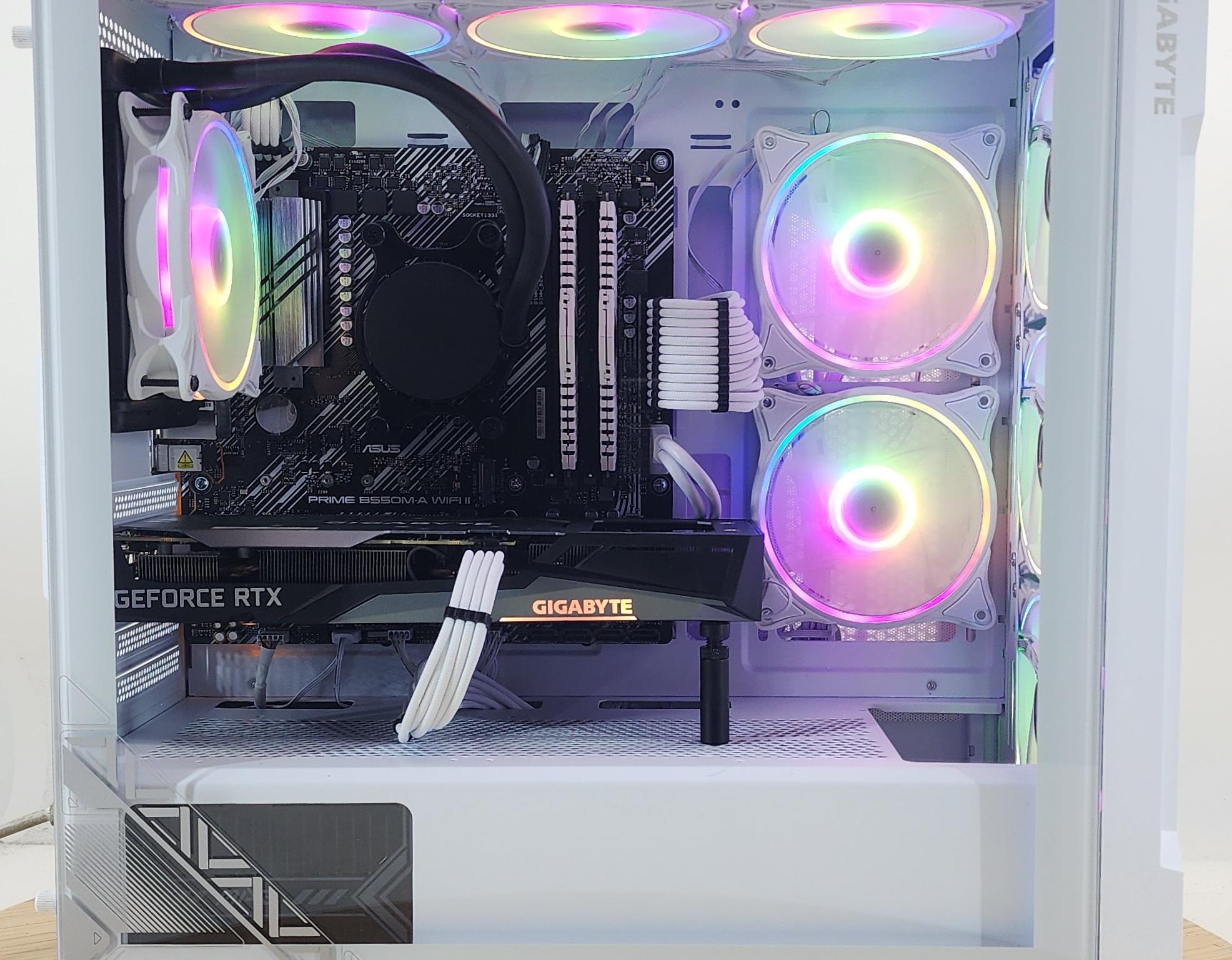 Gaming PC Ryzen 7 5700X 16GB RAM 500GB SSD RTX 3060 12GB Windows 11 Computer