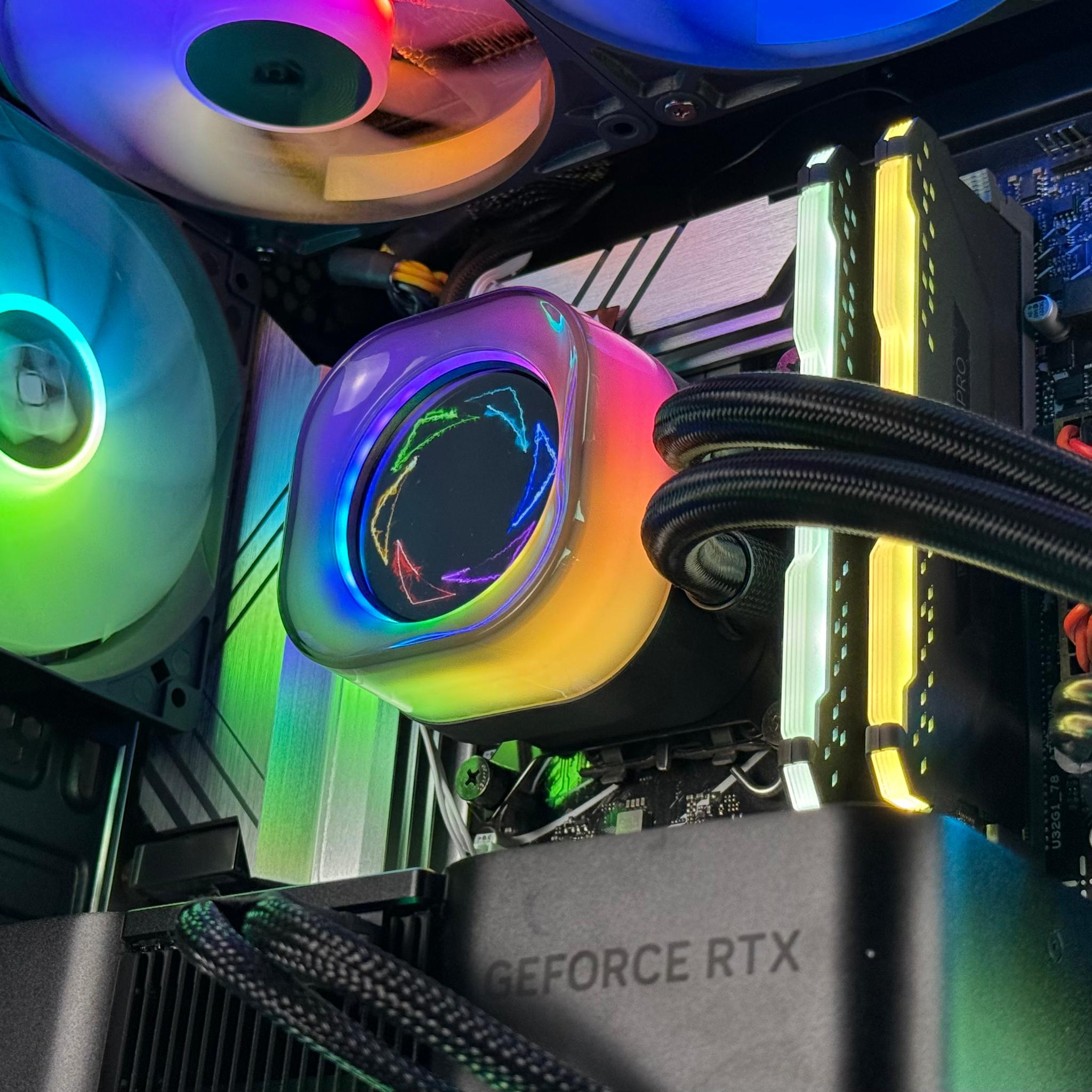 🟣 NOVA Gaming PC | RTX 4070 Super | i5-14600k | 32gb | 1tb NVME | Custom LCD AIO | Free Shipping