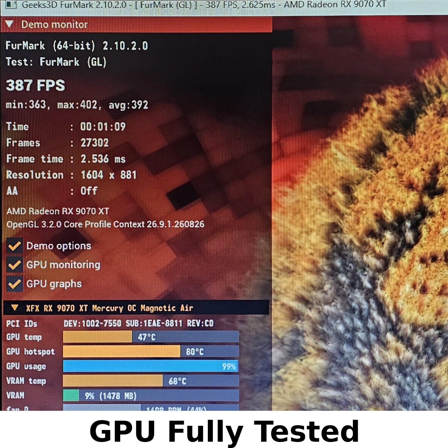 RX 9070 XT XFX Swift 16GB