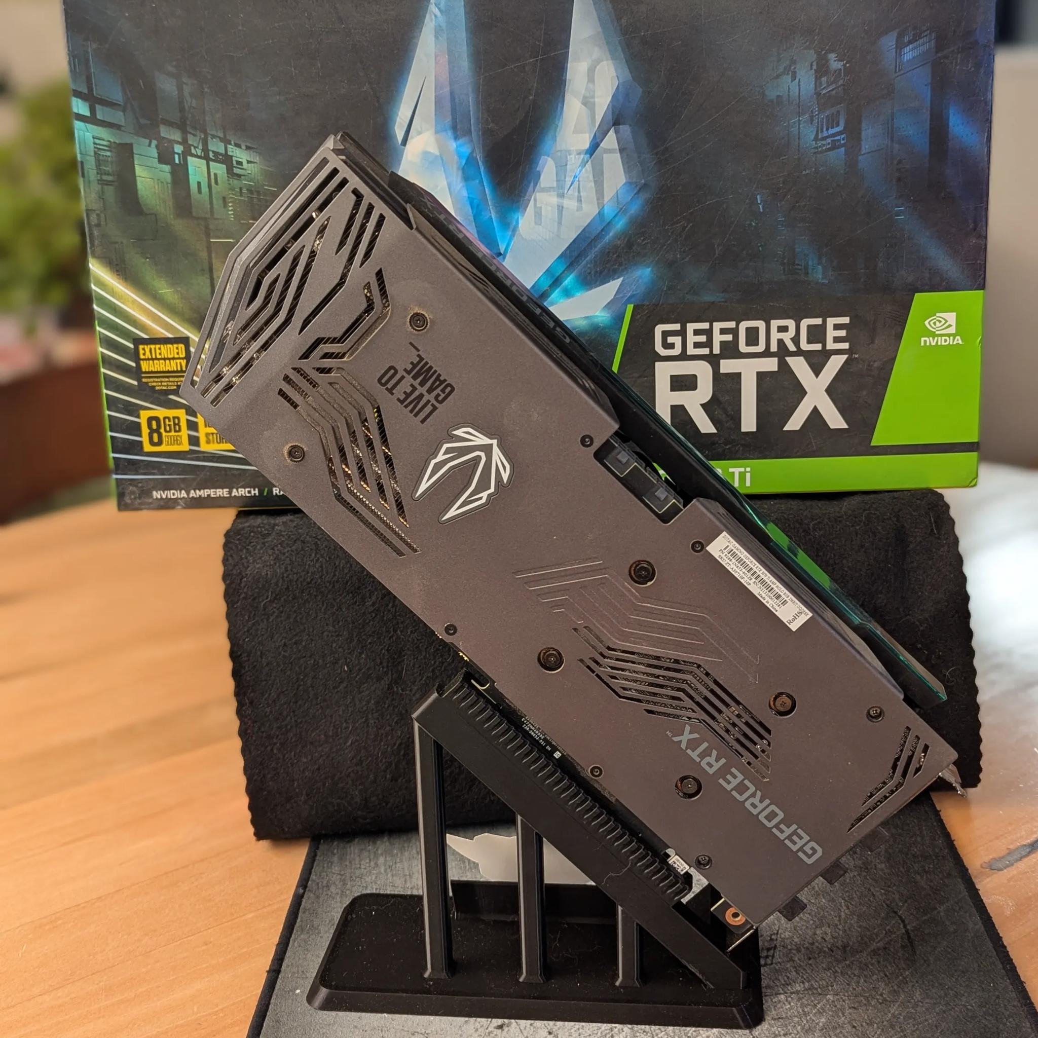 🌈 Zotac RTX 3070 Ti AMP HoloBlack – Stunning RGB Powerhouse 🎮