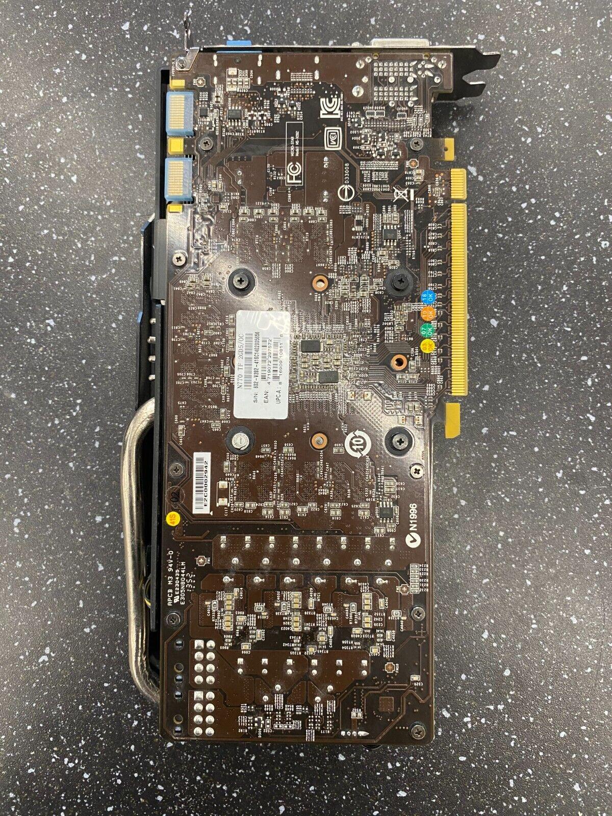 MSI GeForce GTX 770 2GB GDDR5 Graphics Card - DisplayPort, HDMI, DVI