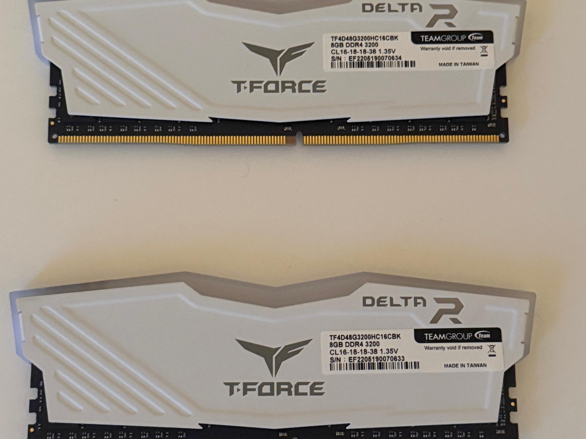 TeamGroup T-Force Delta R RGB 16GB 3200Mhz (2x8GB)
