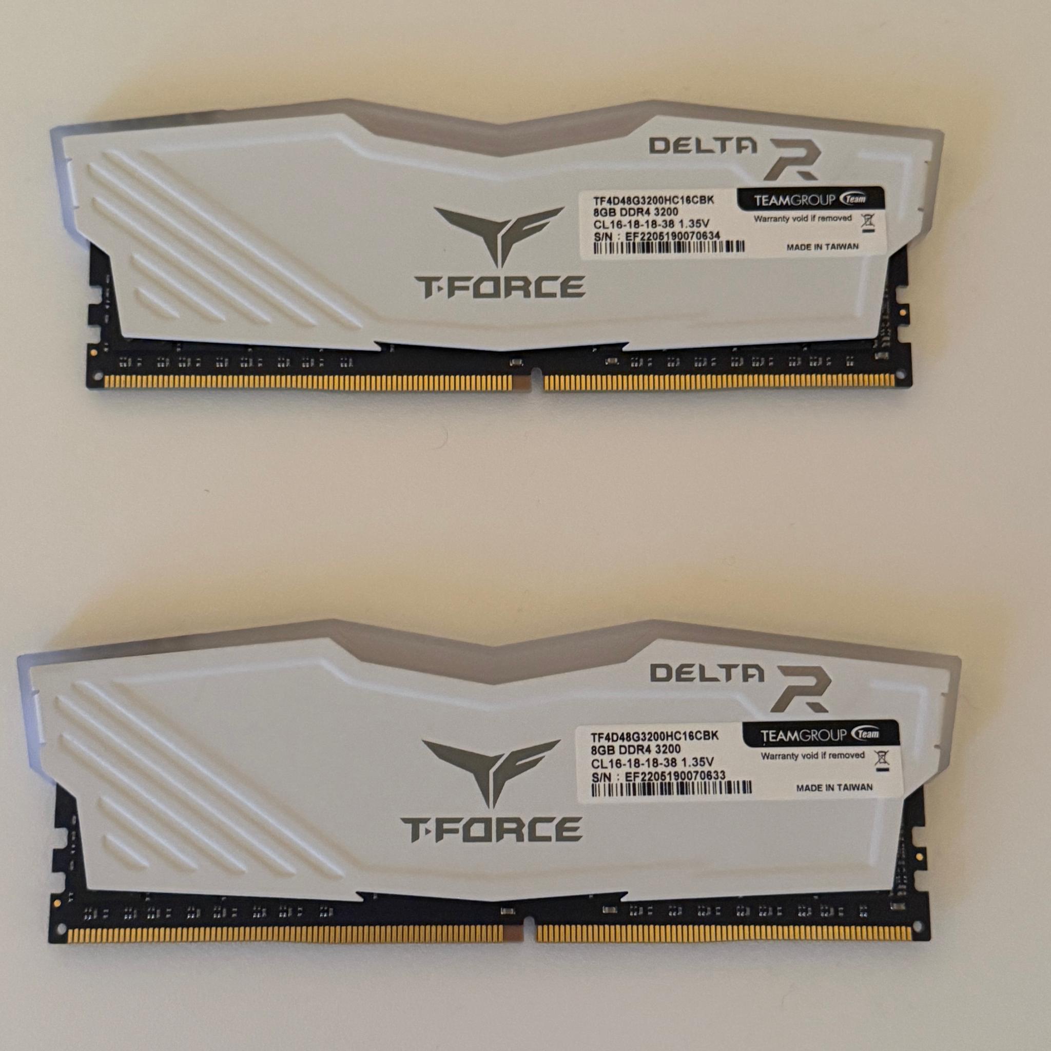 TeamGroup T-Force Delta R RGB 16GB 3200Mhz (2x8GB)