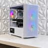 Custom White Gaming PC Build 1060
