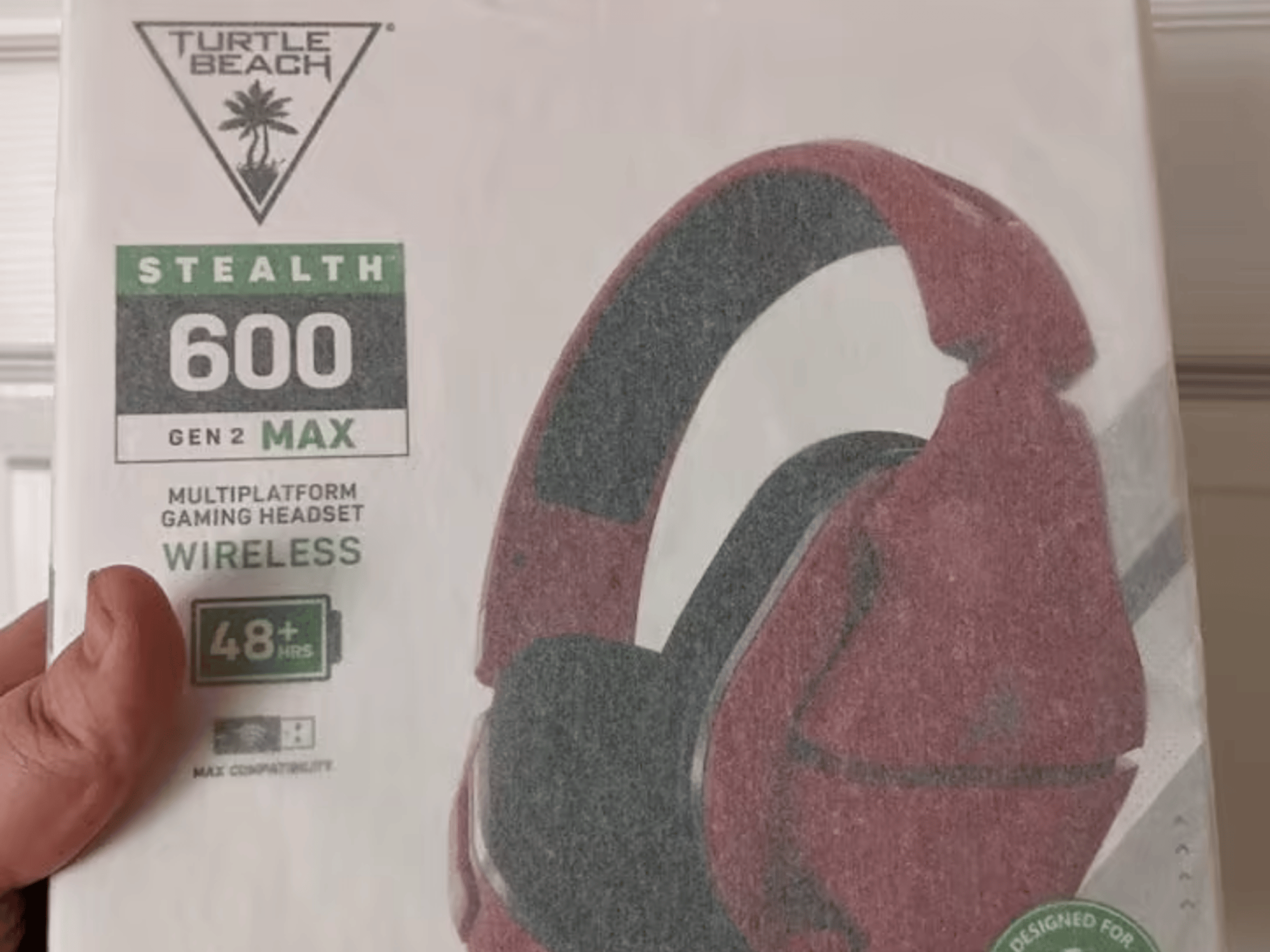 BNIB Turtle Beach Stealth 600 Gen 2 Max Wireless Gaming Headset, Midnight Red, for PC/Xbox/PS/NS