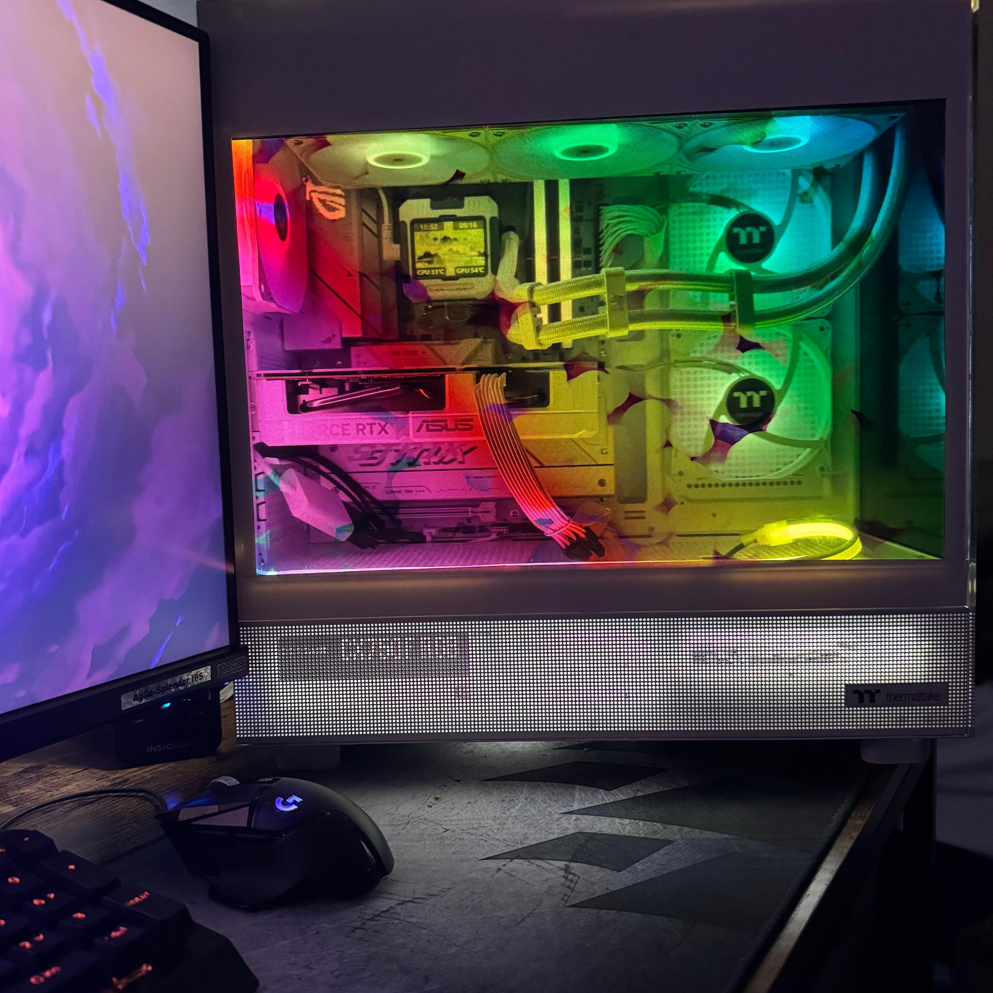 GeForce RTX 5060 Custom Gaming PC - Ryzen 5 9600X, 32GB RAM, 1TB NVMe SSD
