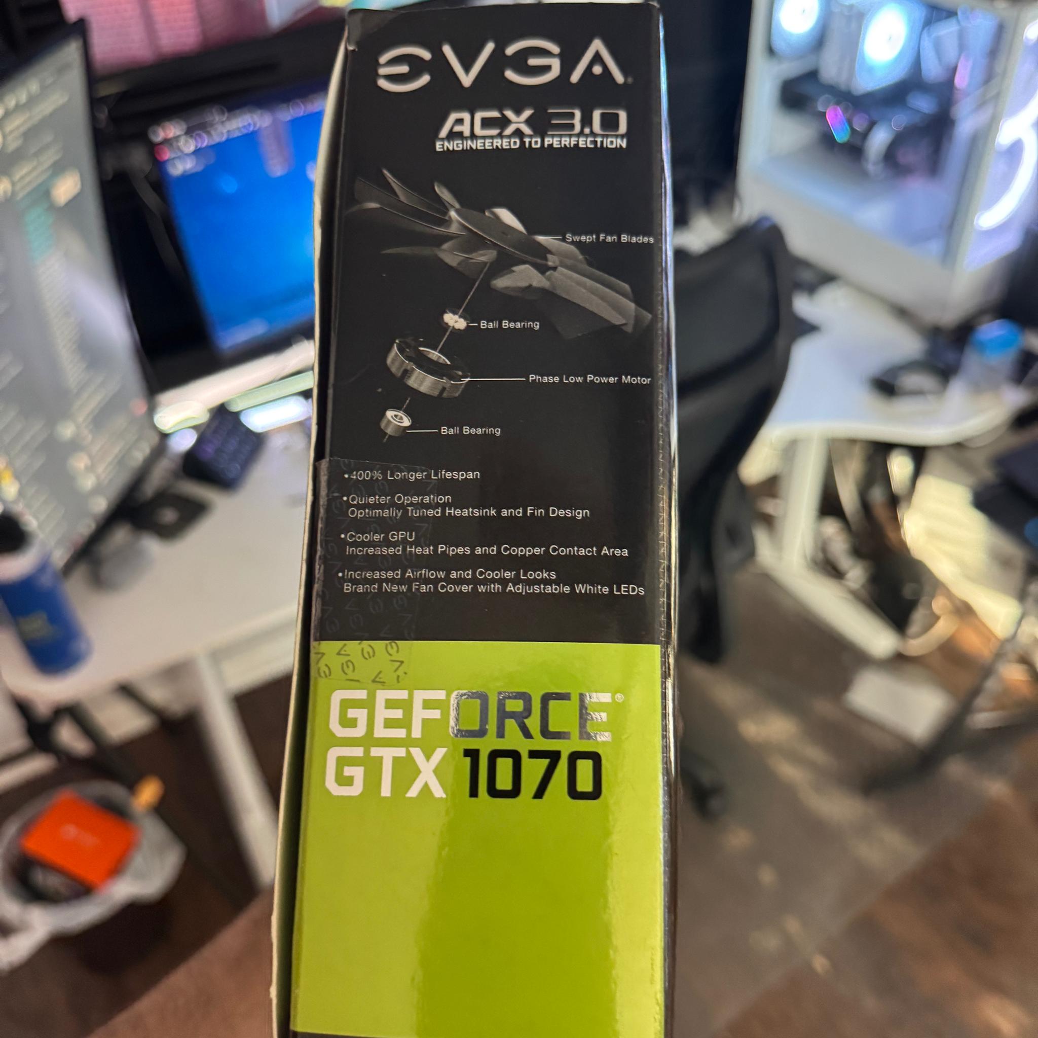 BOX ONLY - EVGA GeForce GTX 1070 ACX
