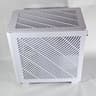 White PC Case with Tempered Glass w/ 7 RGB Fans