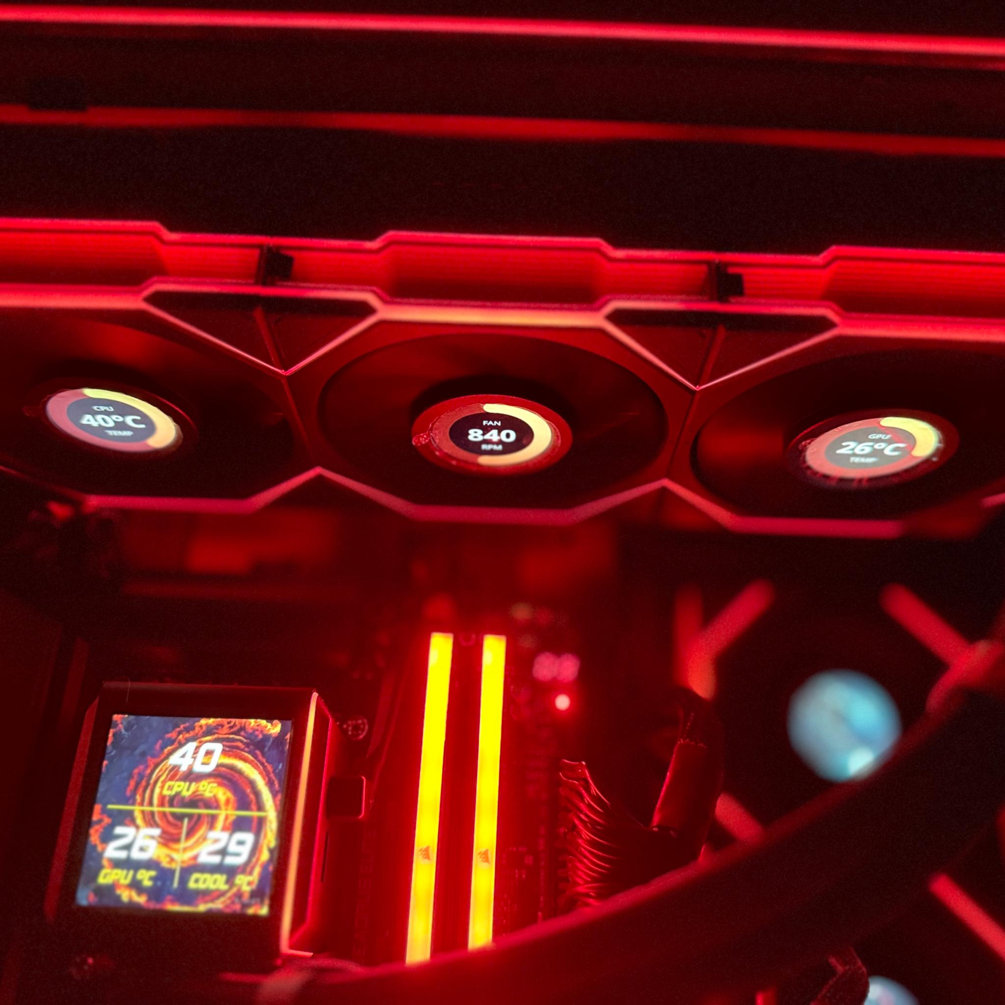 4K Gaming PC - Red Scarlet 🔥| Ryzen 7 9800X3D & RTX 3090 OC | 32GB DDR5 | 4TB NVMe SSD | VR Ready