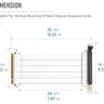 EZDIY-FAB Gen4 PCIe Flex cable | 20cm white