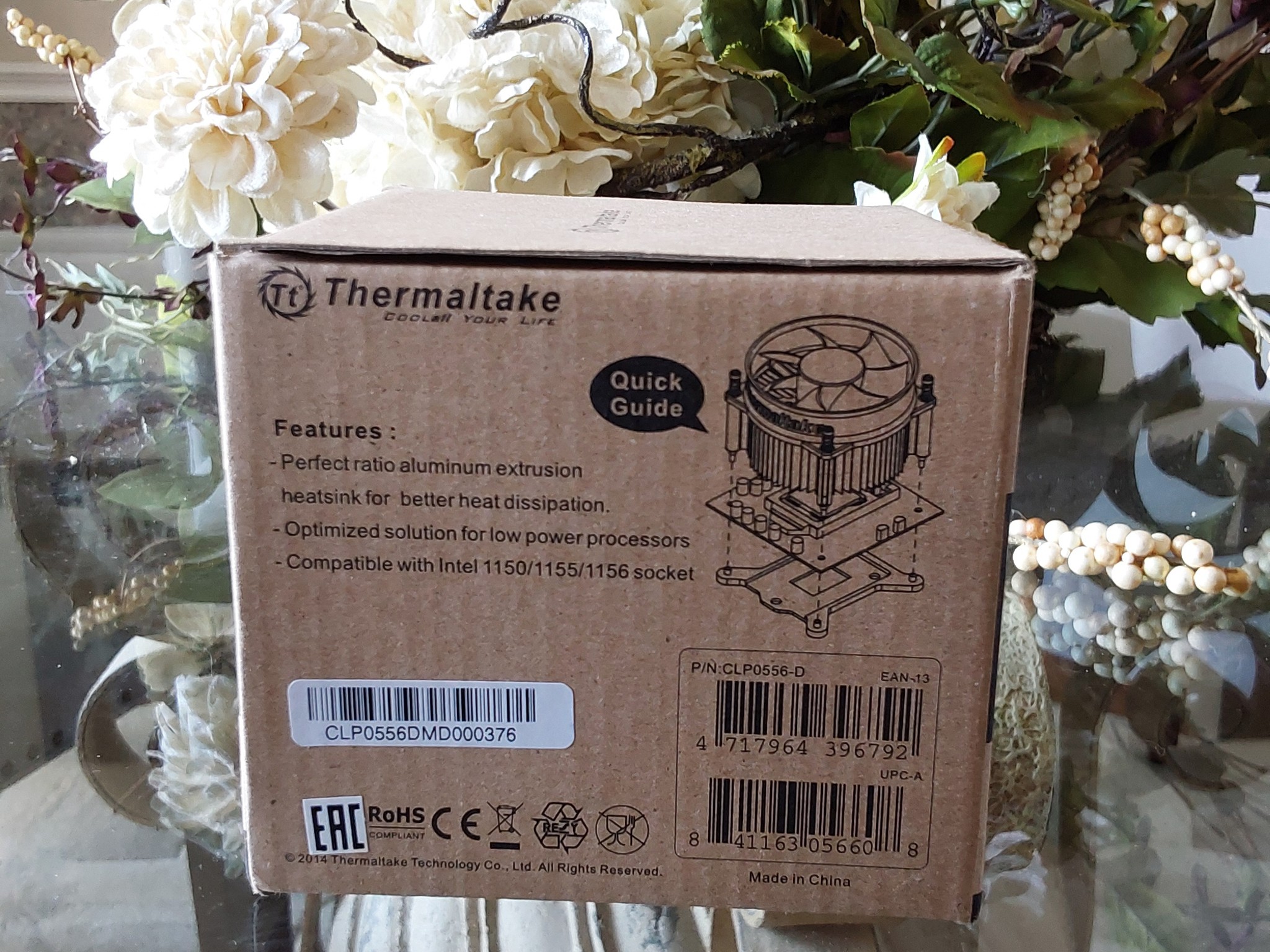 NEW Thermaltake Gravity i2 92mm Aluminum Extrusion CPU Cooling Fan for Intel LGA 1156/1155/1150/1151