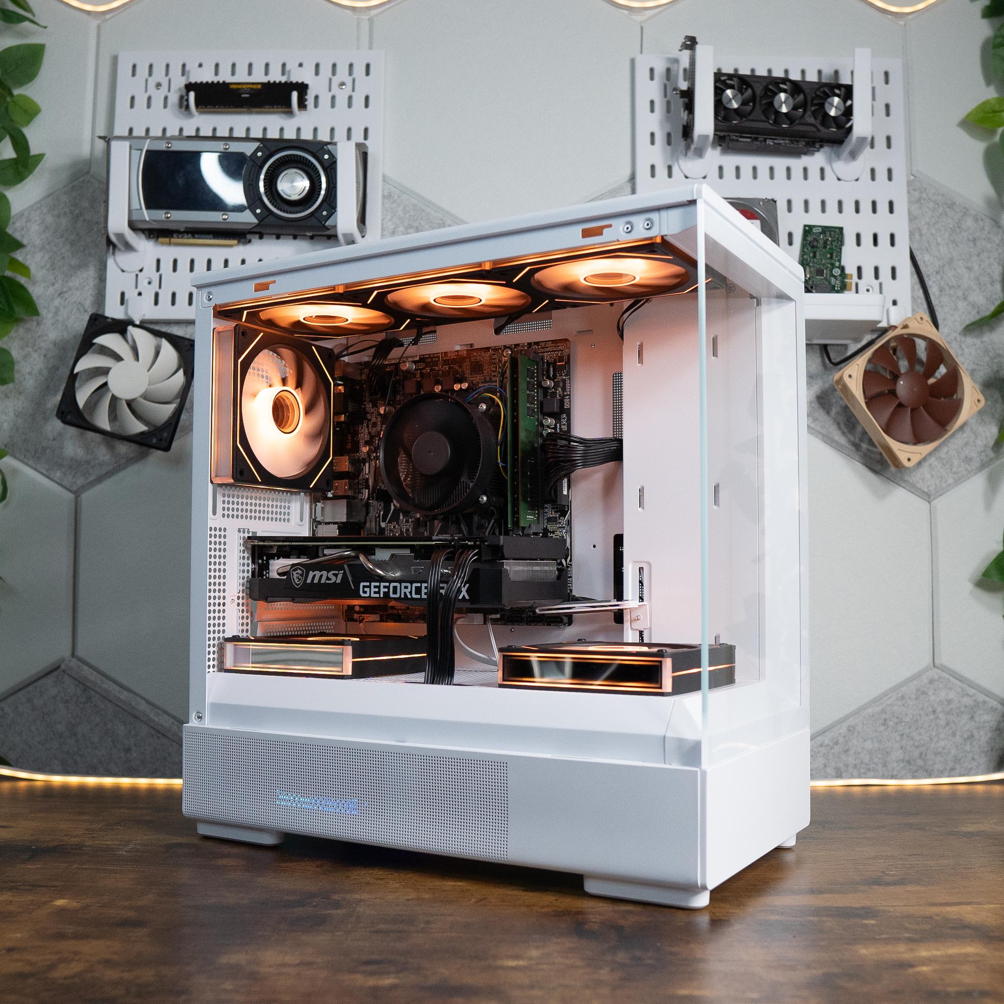 ❄️🌨 | MSI GeForce RTX 3070 8GB | RYZEN 7 5700G | 32GB DDR4 RAM | 1TB NVME + 2TB HD | Arctic Borealis