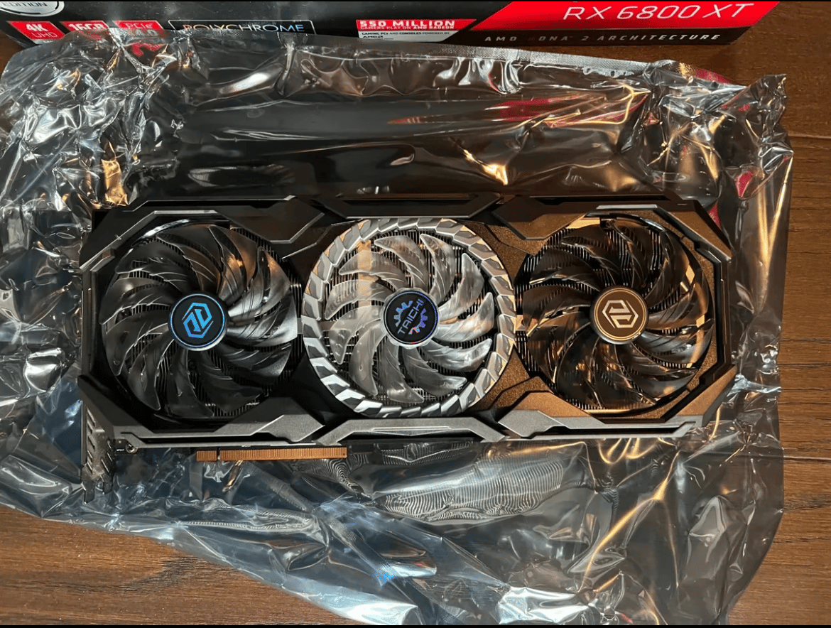 Asrock Radeon RX 6800xt 16GB Taichi X OC Video Card 