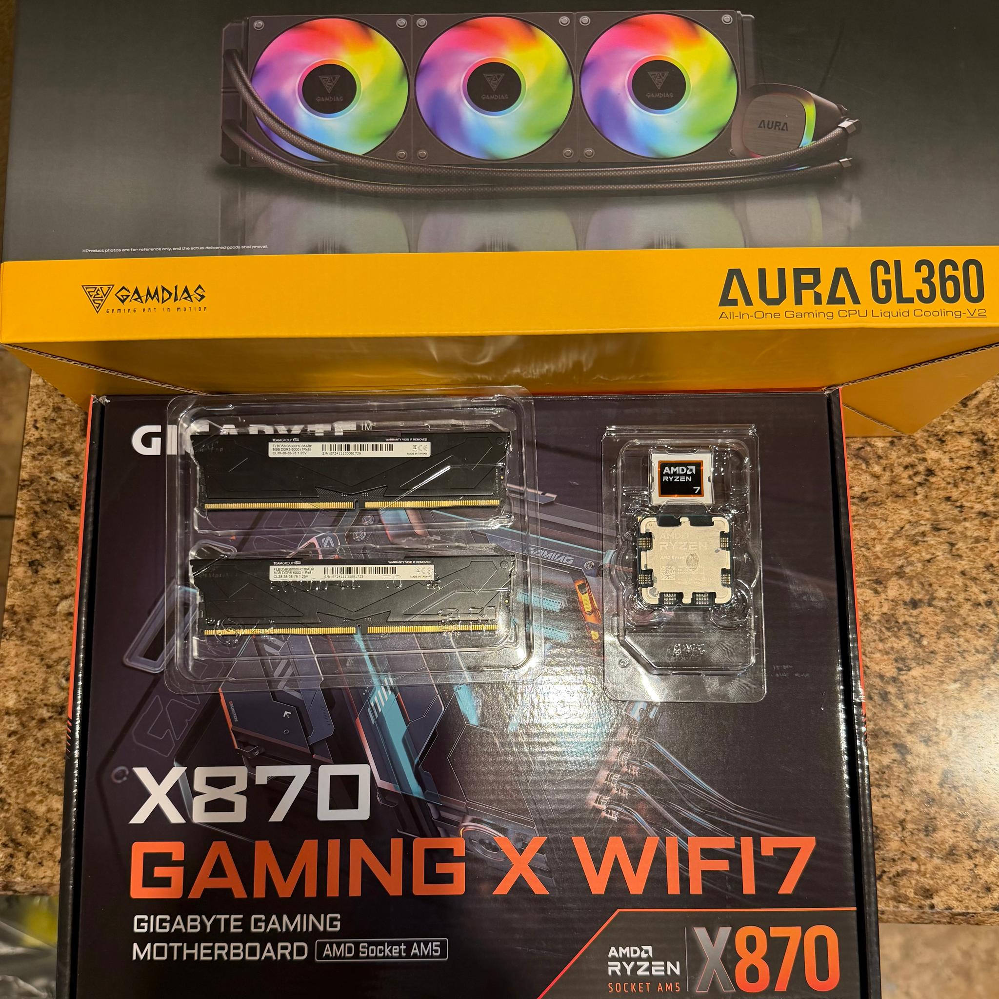 GIGABYTE X870 GAMING X WIFI7 AM5 LGA 1718
