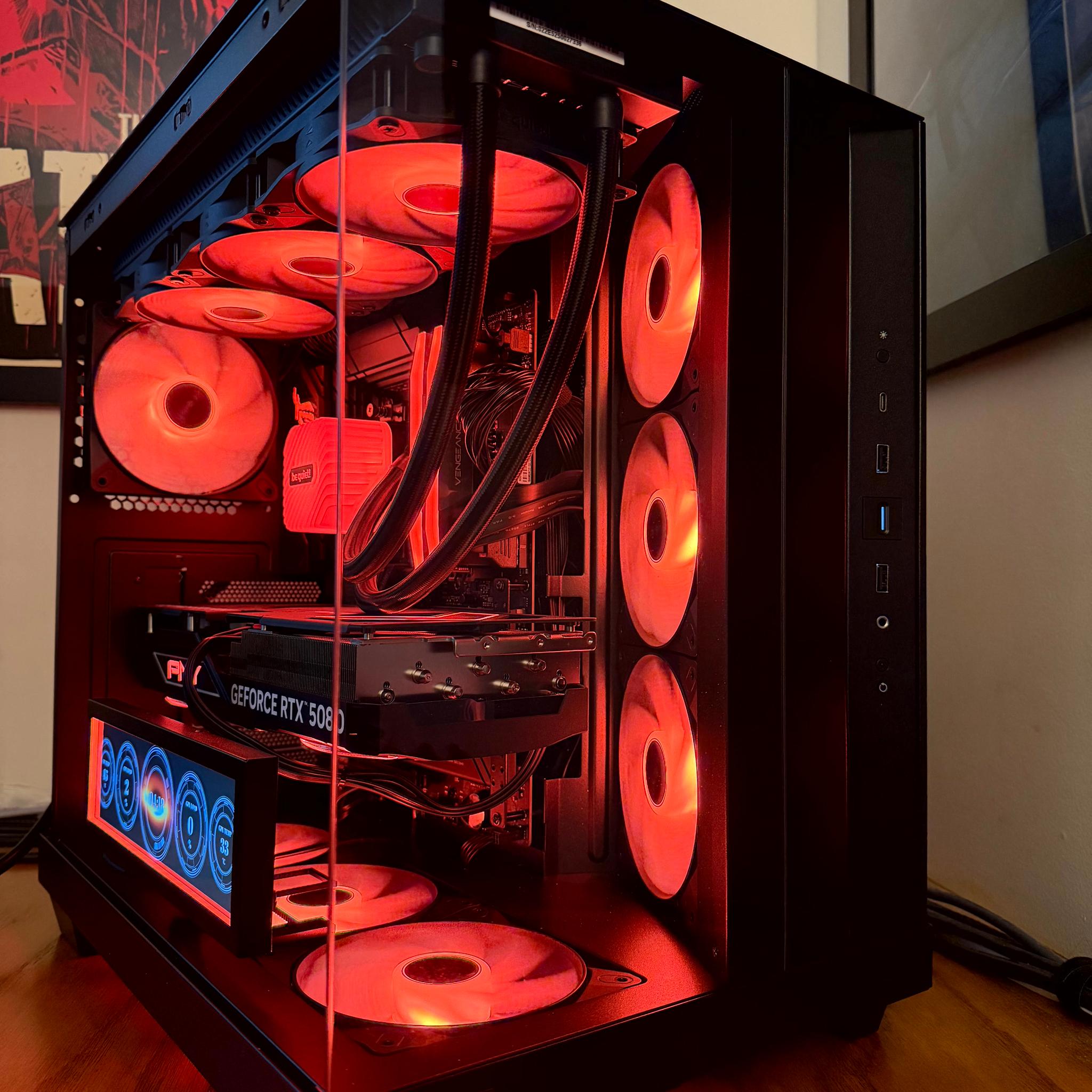 Event Horizon - RTX 5080 OC • Ryzen 7 9850X3D • 2TB Gen5 NVMe • 1000W Platinum PSU • New AM5 Build