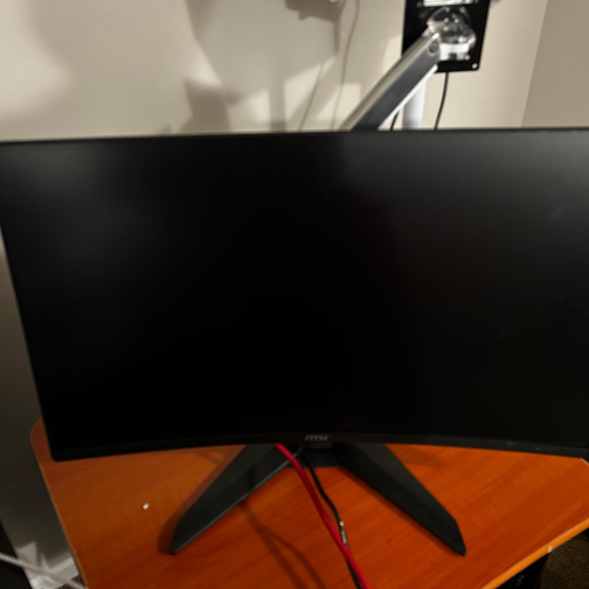 MSI 27" 2K WQHD (2560 x 1440) 180Hz Curved Gaming Monitor (MAG 274CQF) (PRICE DROP, WONT LAST LONG)
