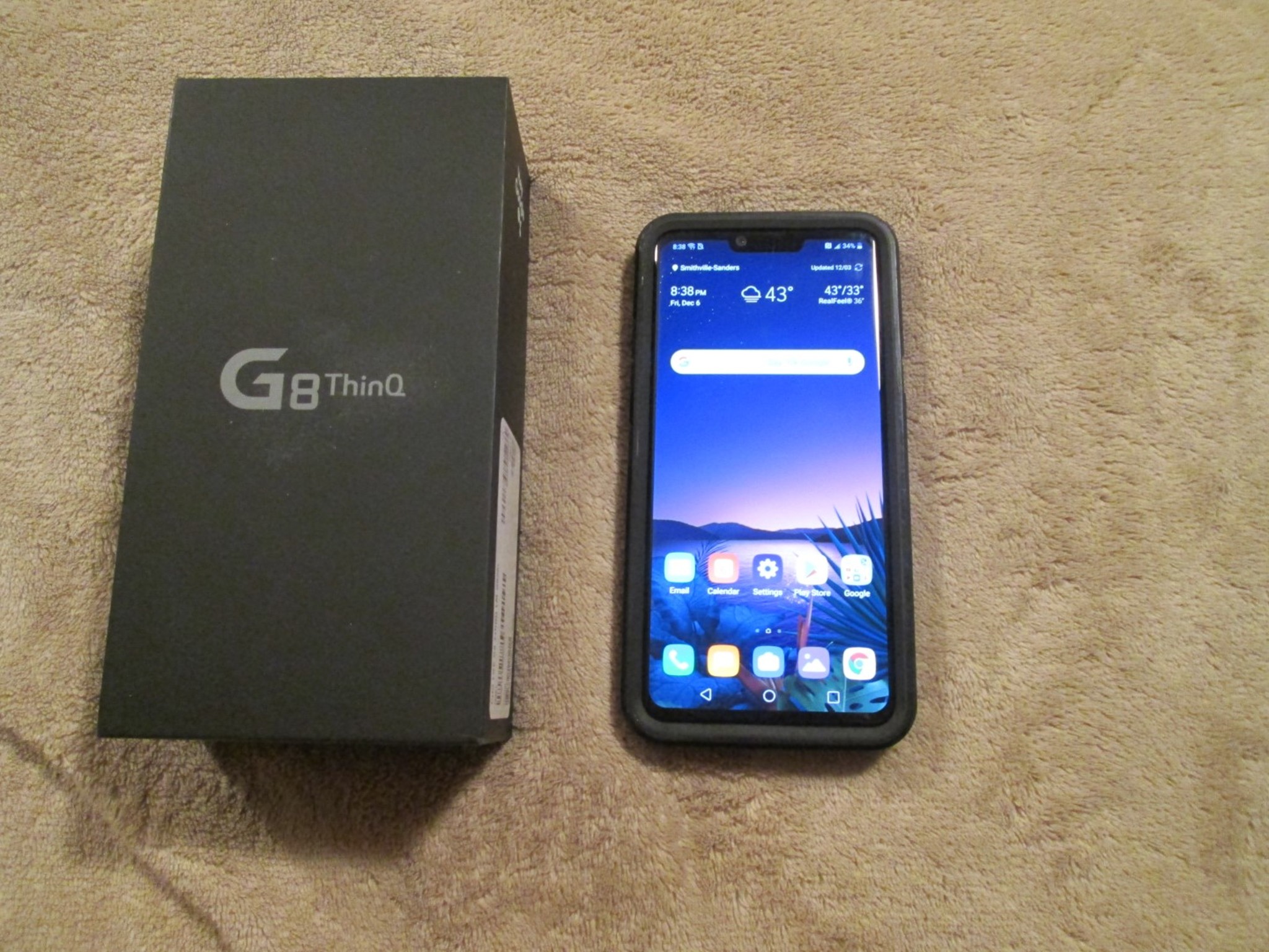 Lg G8 (ATT) With Case