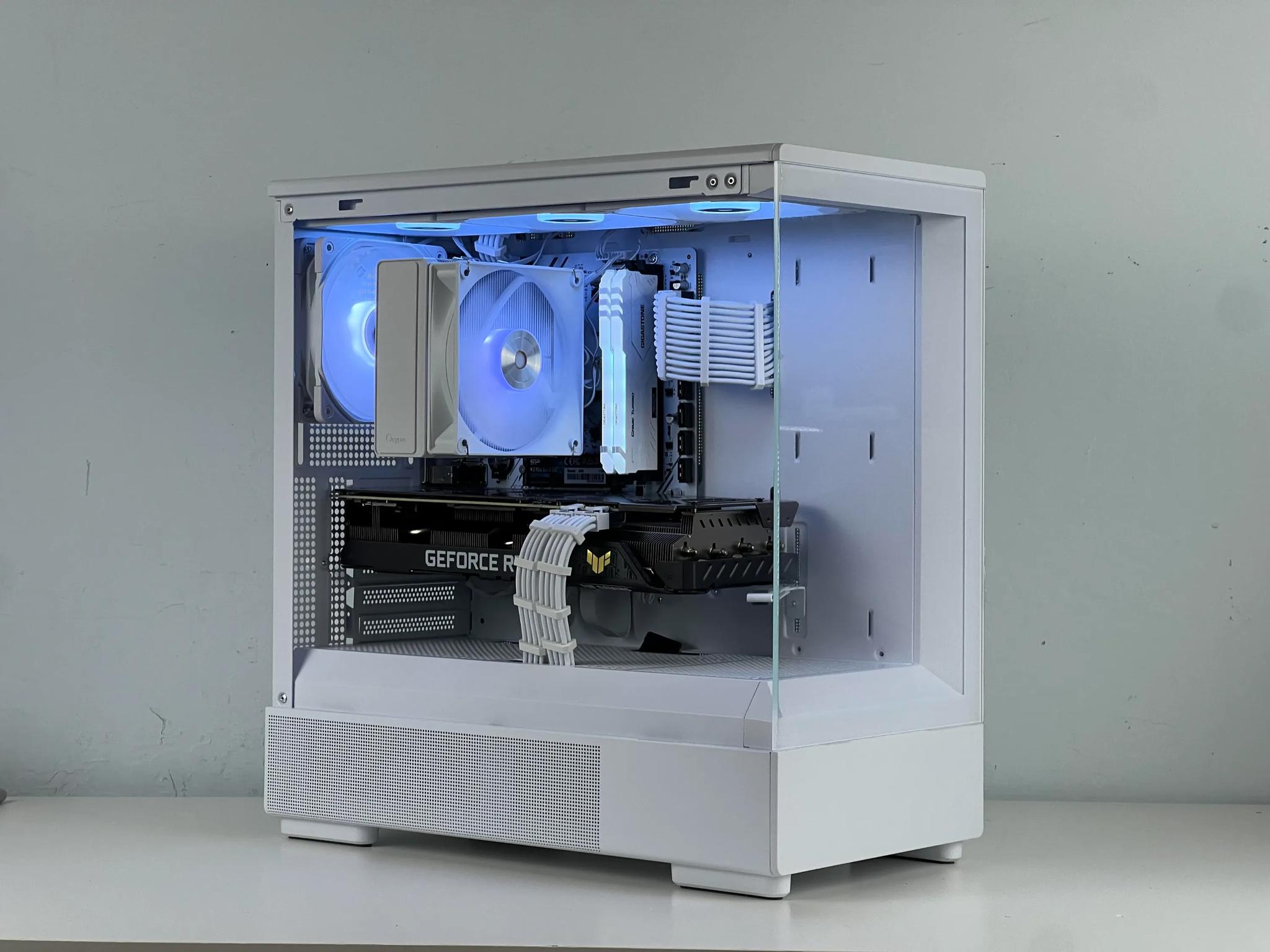 Clean White Gaming PC | RTX 3070 | Ryzen 5 5600G | 1TB SSD | 32GB RAM