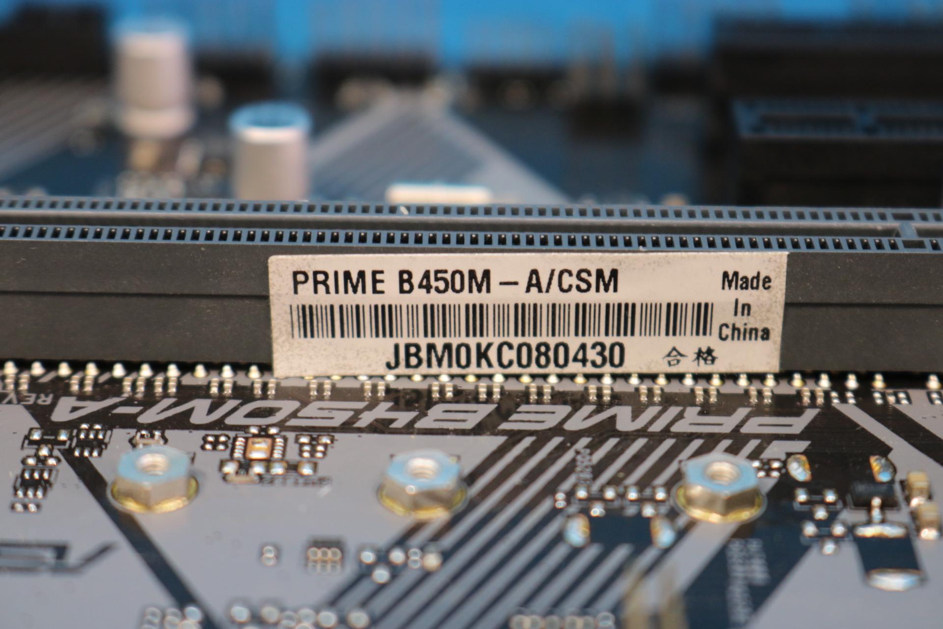 *Newest BIOS* ASUS Prime B450M-A AMD Socket AM4 DDR4 MicroATX Motherboard No I/O - 4096334505