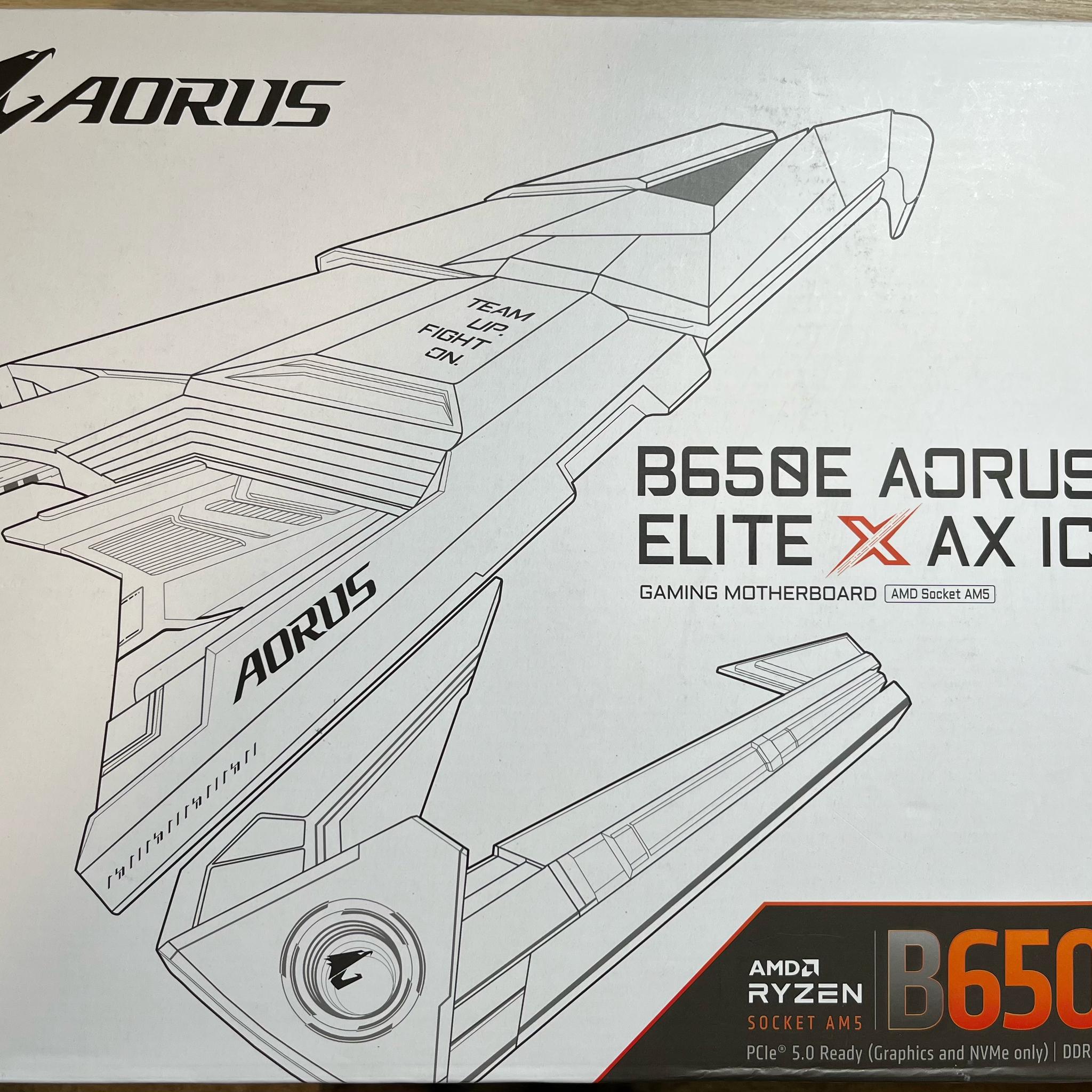 **SALE** B650E AORUS ELITE X AX ICE (rev. 1.0) DDR5 AMD Socket AM5 GAMING Motherboard