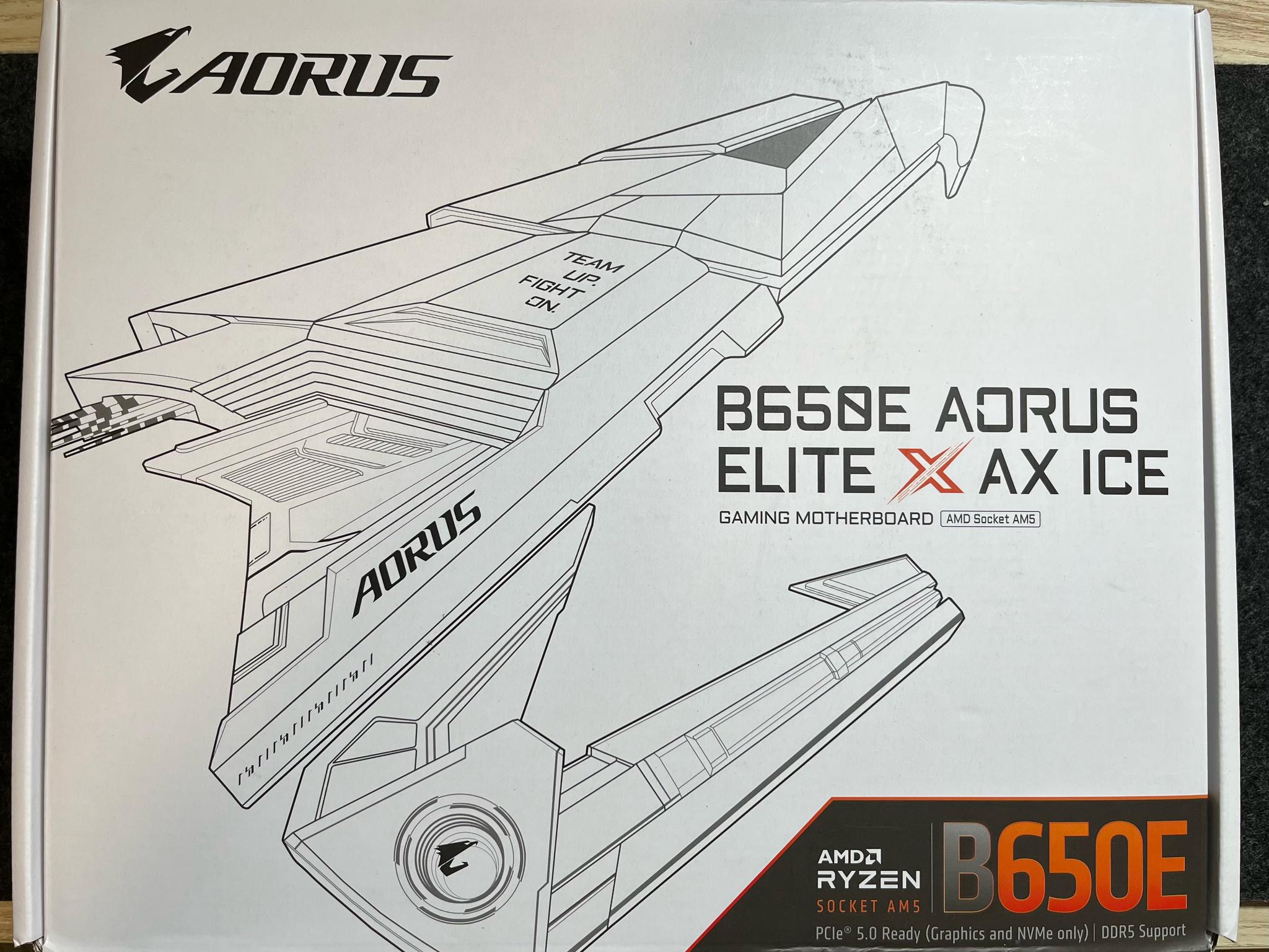 **SALE** B650E AORUS ELITE X AX ICE (rev. 1.0) DDR5 AMD Socket AM5 GAMING Motherboard