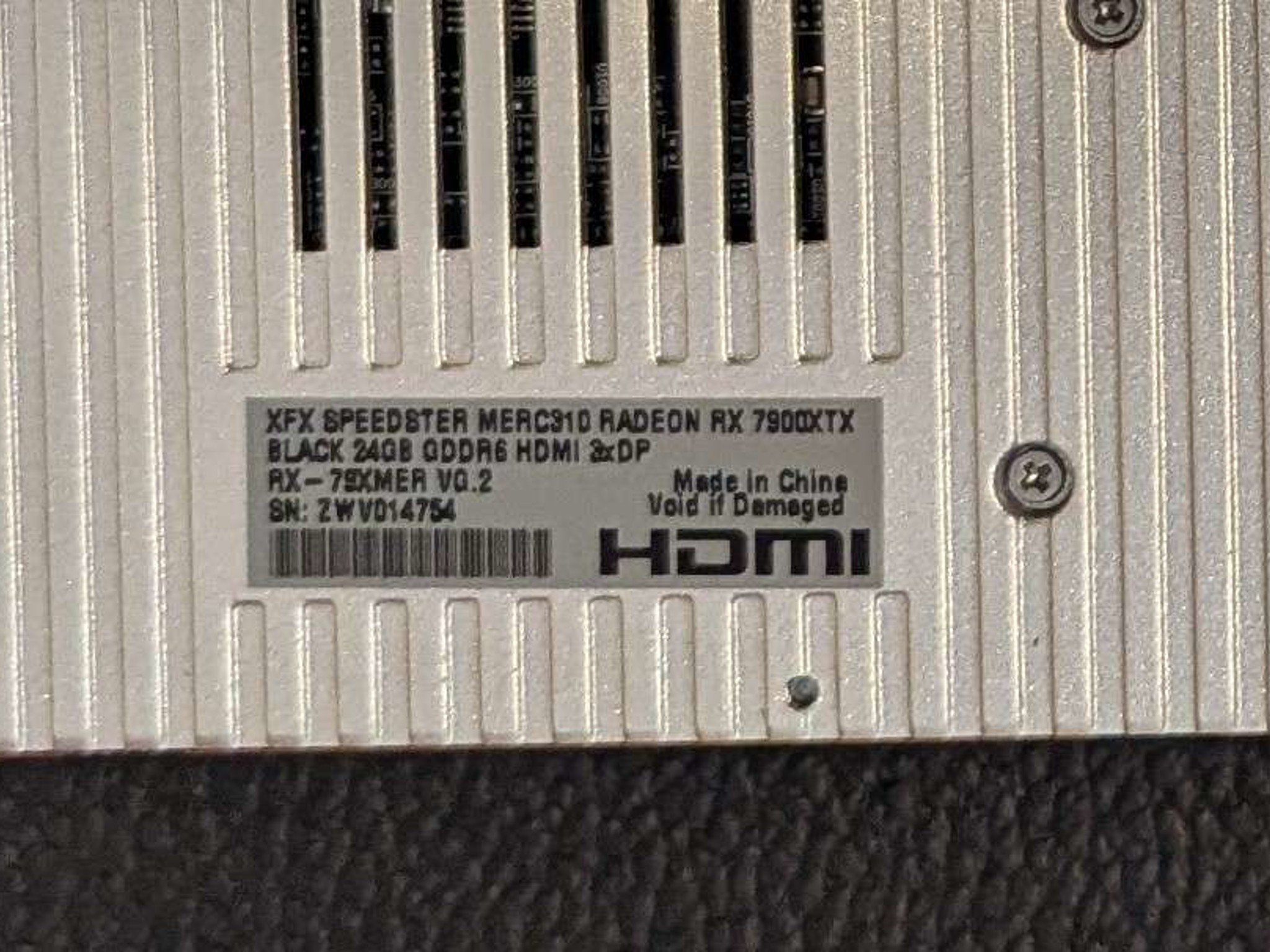 XFX Radeon RX 7900 XTX Merc 310 AMD