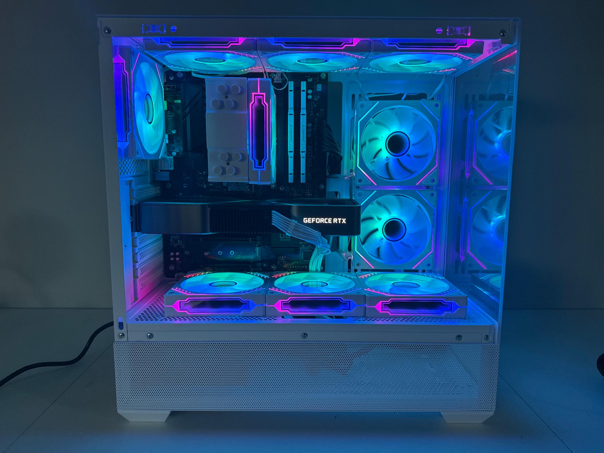 White RTX 3080 Gaming PC (Ryzen 7 5700 X3d)