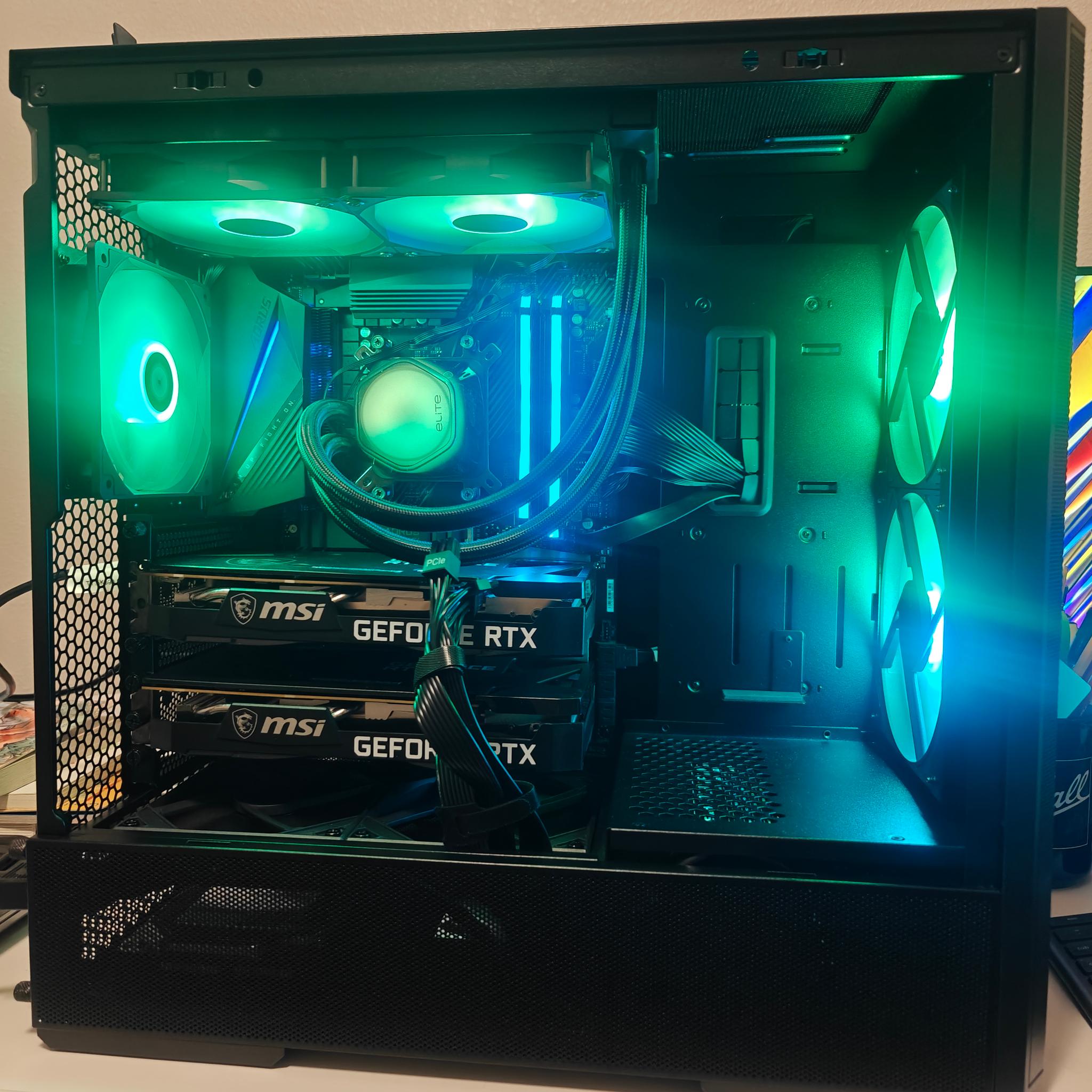 Gaming and AI PC (Ryzen 9 5900XT | Dual RTX 3060s 12GB | 32GB DDR4 | 2TB SSD + 1TB HDD)