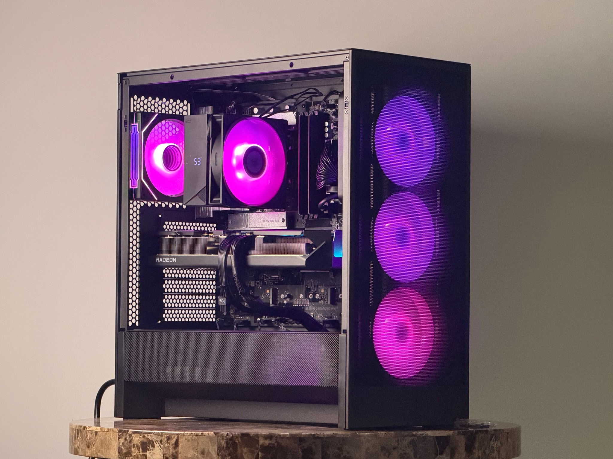 FREE SHIP 🖤🌈 BLK RGB Gaming PC | RX 9070 XT | Core 5 Ultra 250K Plus | 1 TB NVME | 32 GB DDR5 🌈🖤