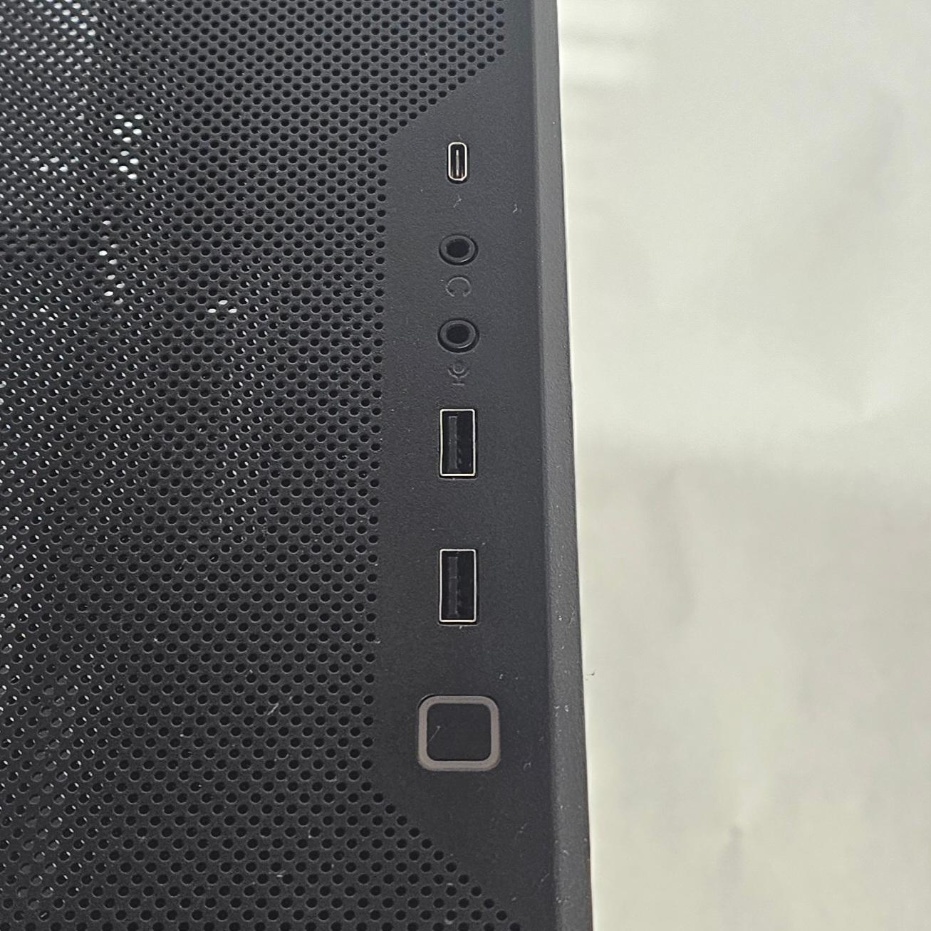 Black iBUYPOWER Slate 5 MR PC Case with Tempered Glass w/ 4 Fans