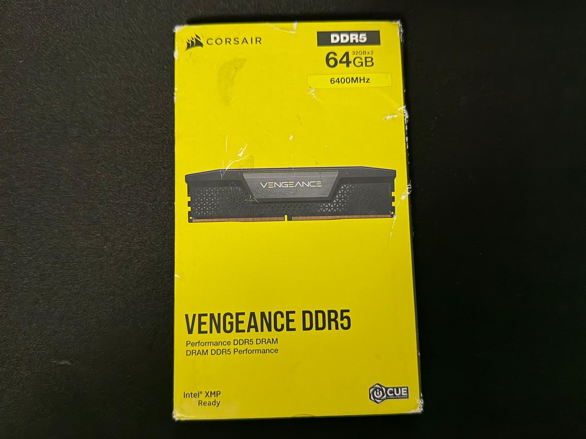 Corsair Vengeance DDR5 64GB (2x32GB) 6400MHz
