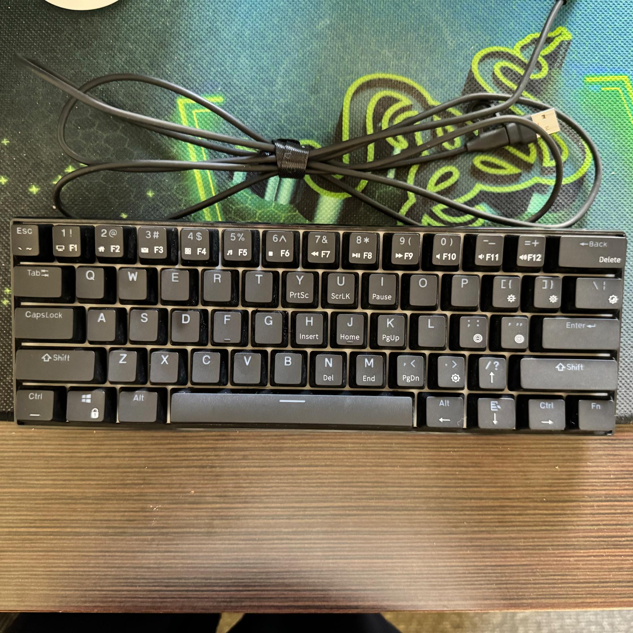 RK ROYAL KLUDGE RK61 Wired 60% RGB Mechanical Gaming Keyboard