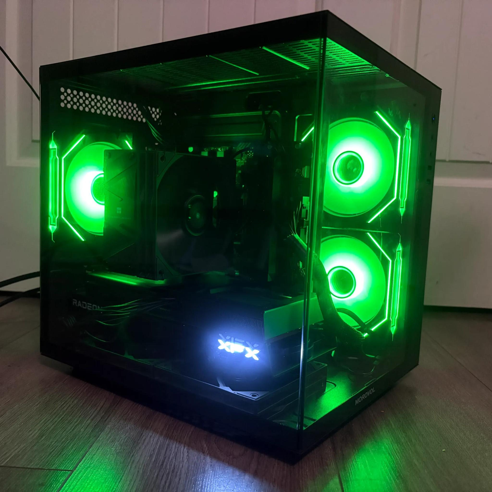 1440 Ultra Gaming PC!!! Ryzen 5 9600x RX 9060 XT 16GB ARGB