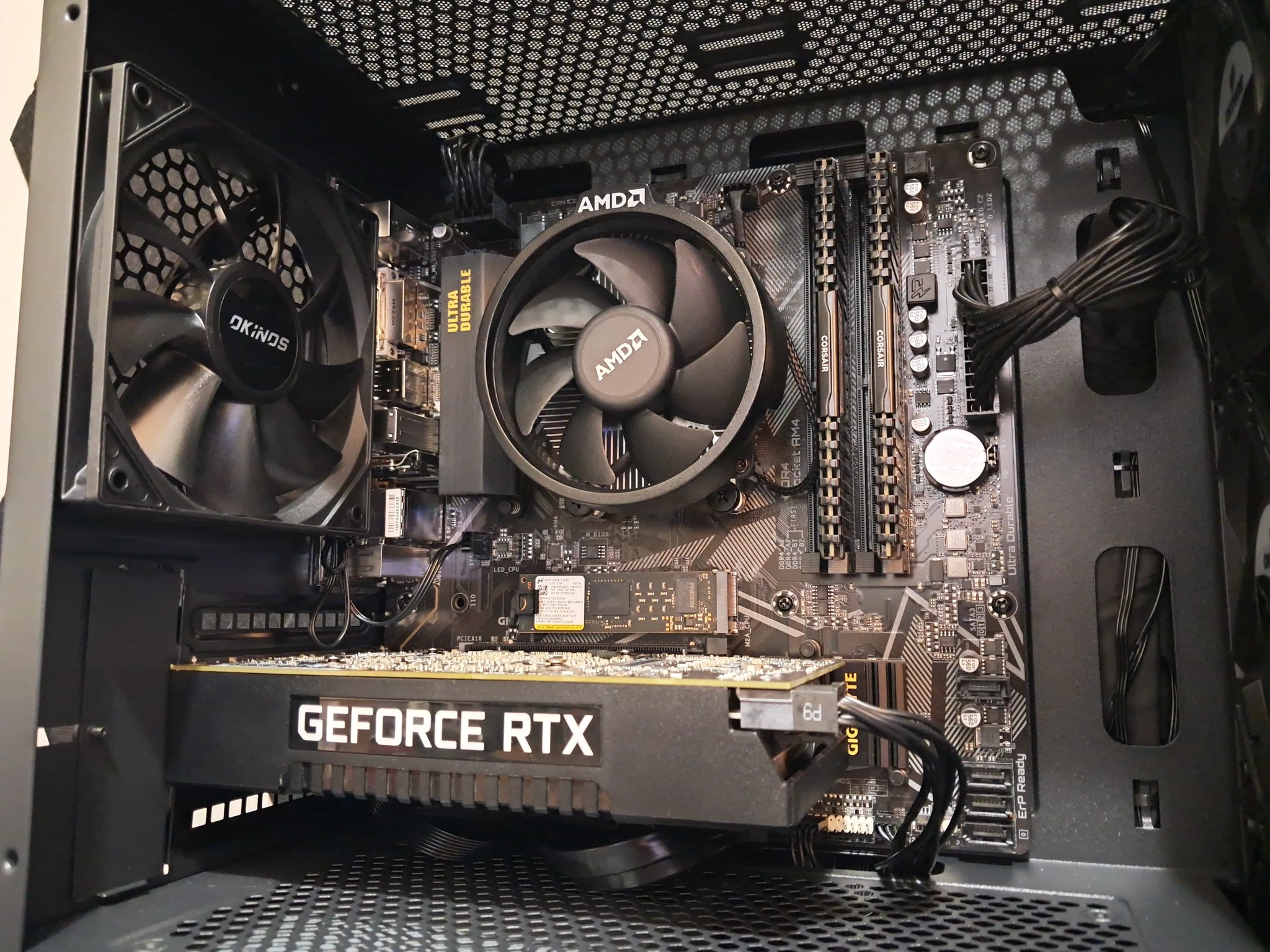🪵Sleek Woodgrain Gaming PC!🪵RTX 2060 Super 8GB | Ryzen 5 3500 | 16GB DDR4 | 1TB SSD