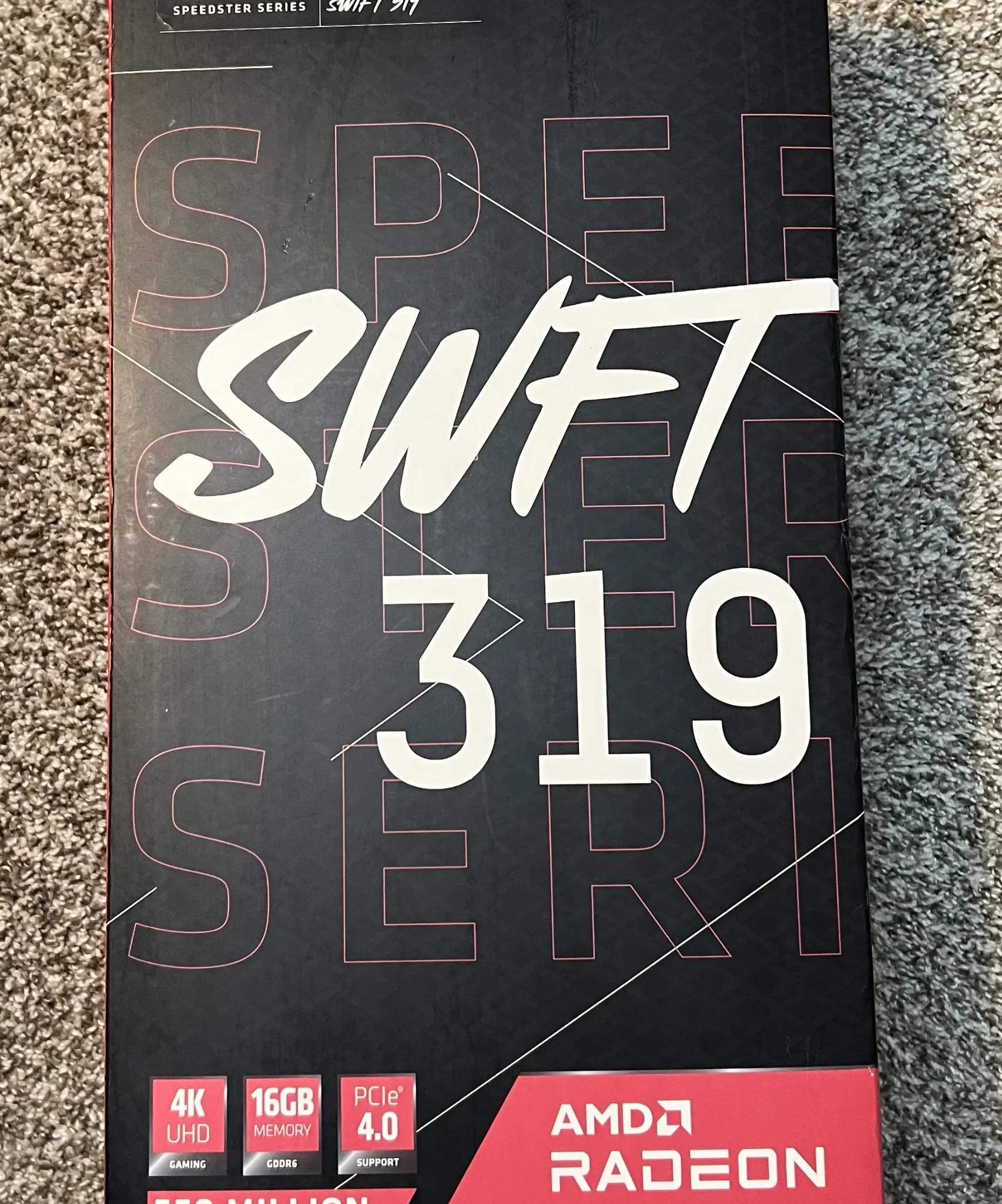 XFX SPEEDSTER SWFT 319 AMD Radeon RX 6800 CORE Gaming 16GB GDDR6 Graphics Card