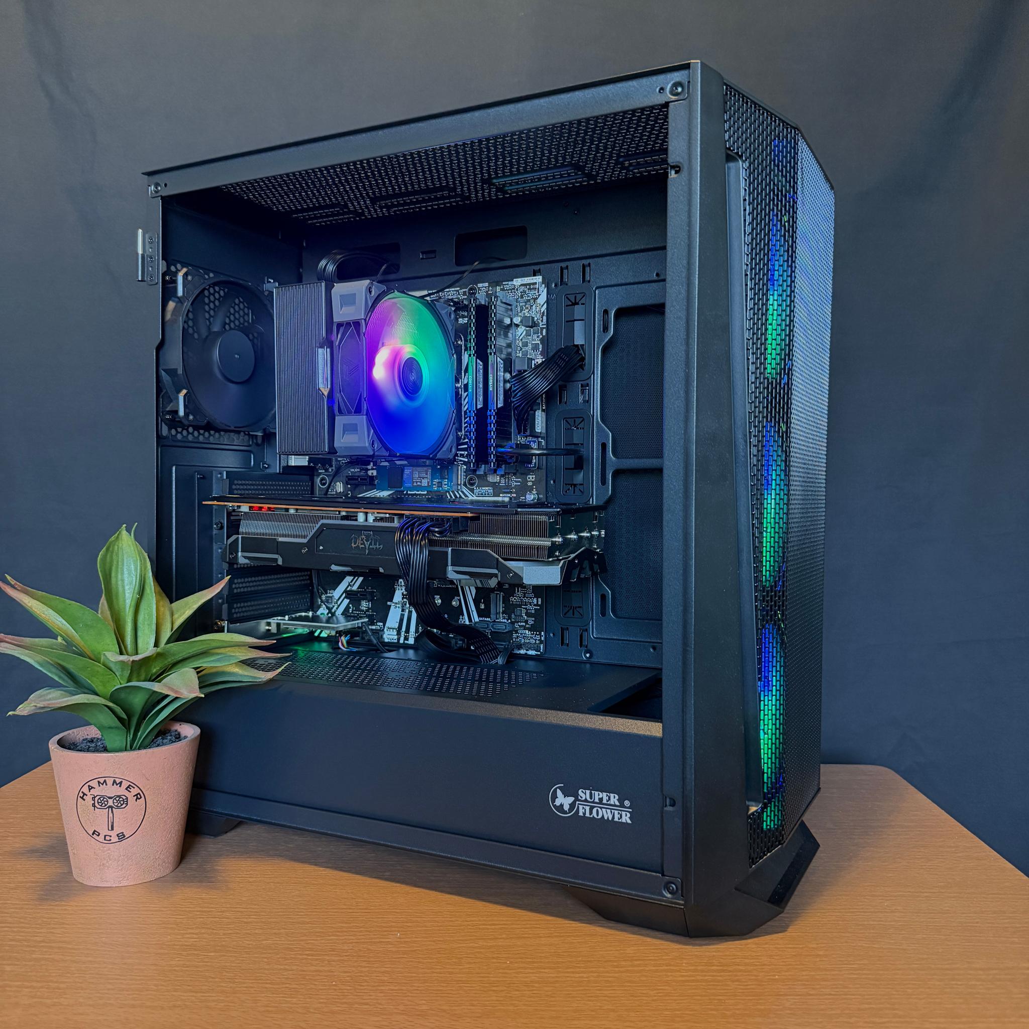 💥RX 5700 XT + Intel i7 RGB Gaming PC💥| 16gb RAM, 1TB SSD | Fortnite, GTA V, Arc Raiders, and more!