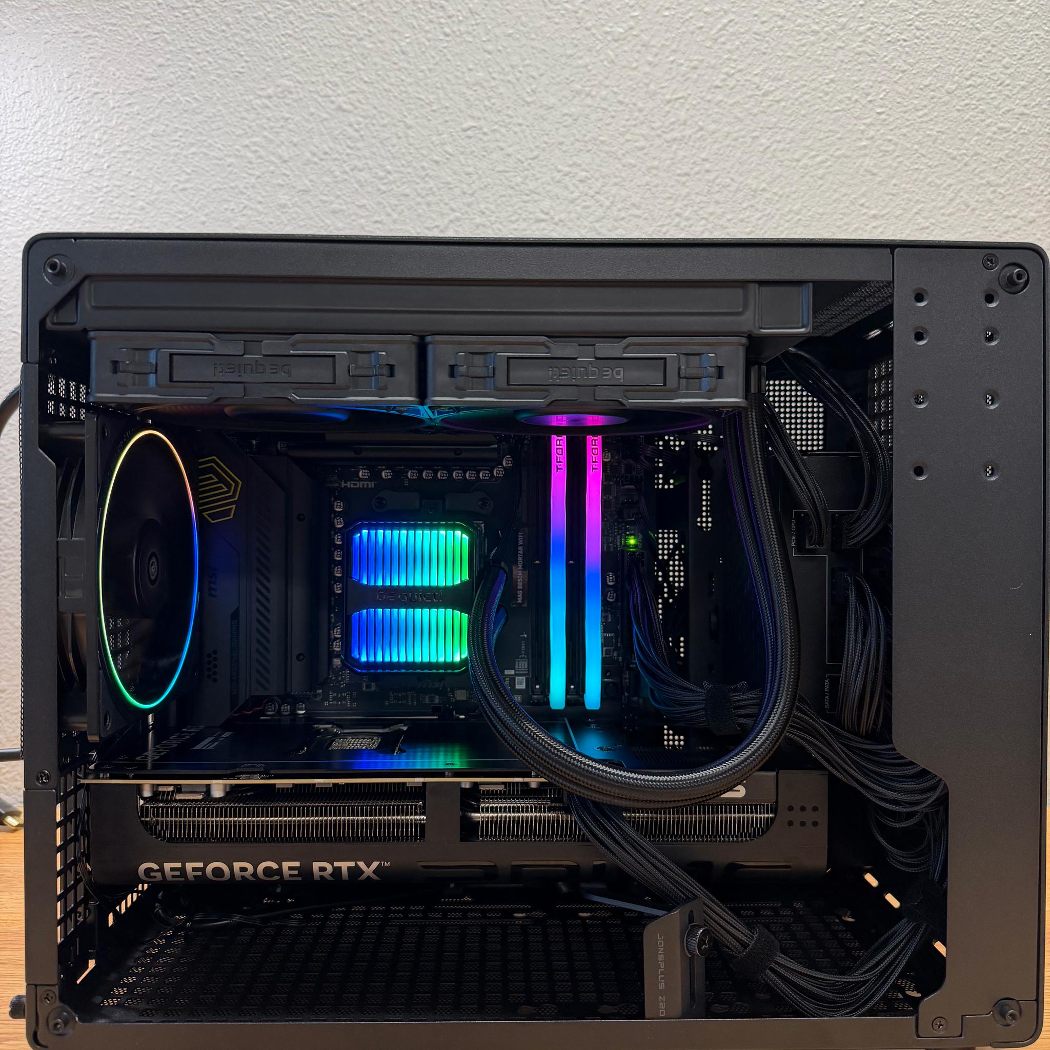 Custom Built Gaming PC with AMD 9800X3D, NVIDIA 5070 Ti, 32GB DDR5 CL30, 2TB NVMe, MSI B850M MORTAR